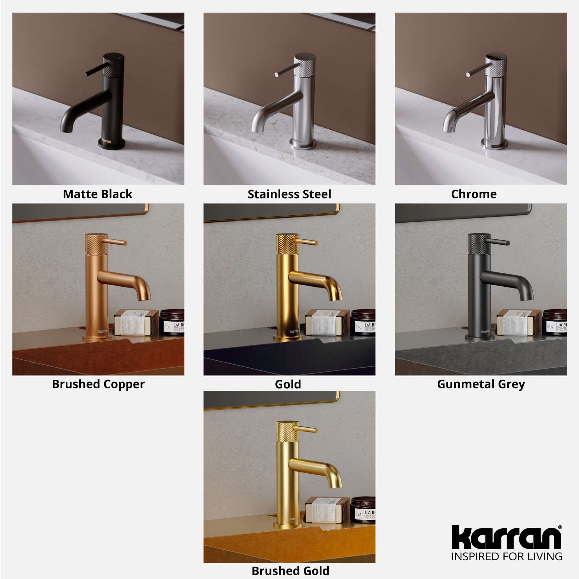 Alternate Image for Karran Tryst 1.2 GPM Single Lever Handle Lead-free Brass ADA Bathroom Faucet, Basin, Brushed Copper, KBF460BC