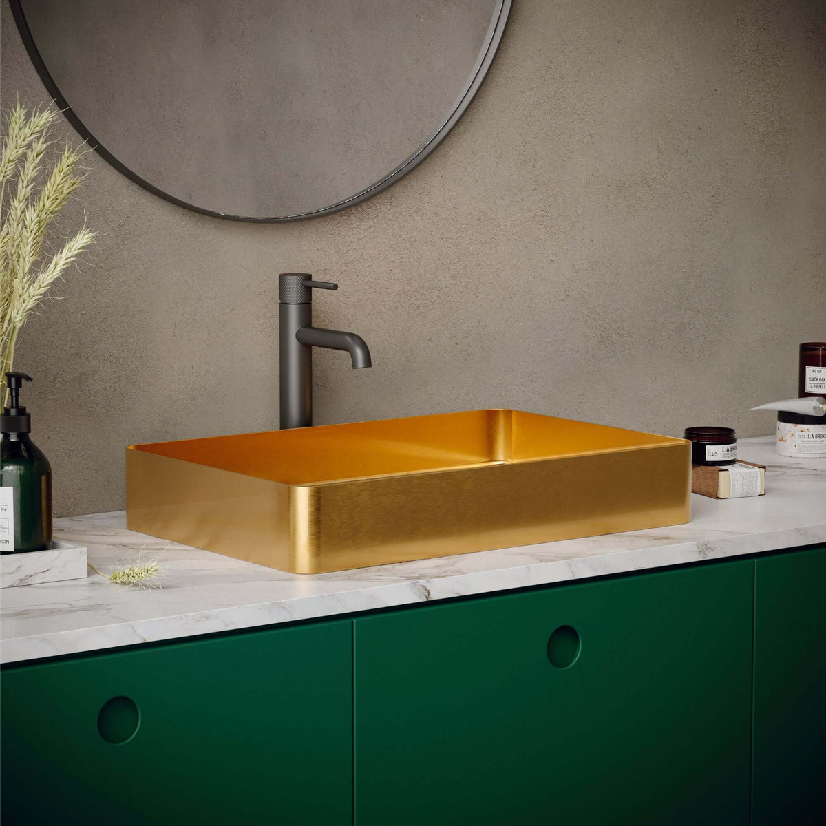 Alternate Image for Karran Tryst 1.2 GPM Single Lever Handle Lead-free Brass ADA Bathroom Faucet, Vessel, Gunmetal Grey, KBF462GG