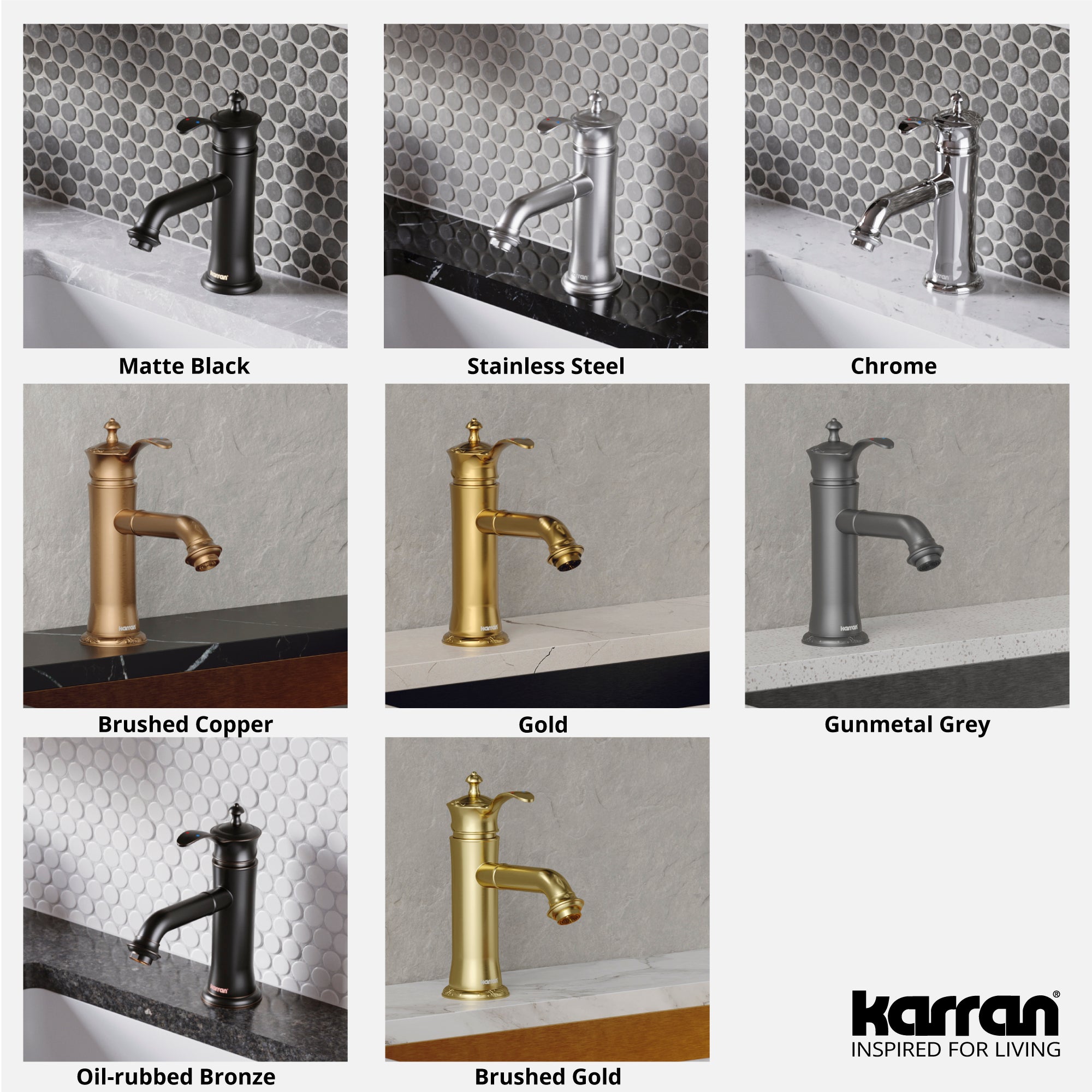 Alternate Image for Karran Vineyard 1.2 GPM Single Lever Handle Lead-free Brass ADA Bathroom Faucet, Basin, Brushed Copper, KBF470BC
