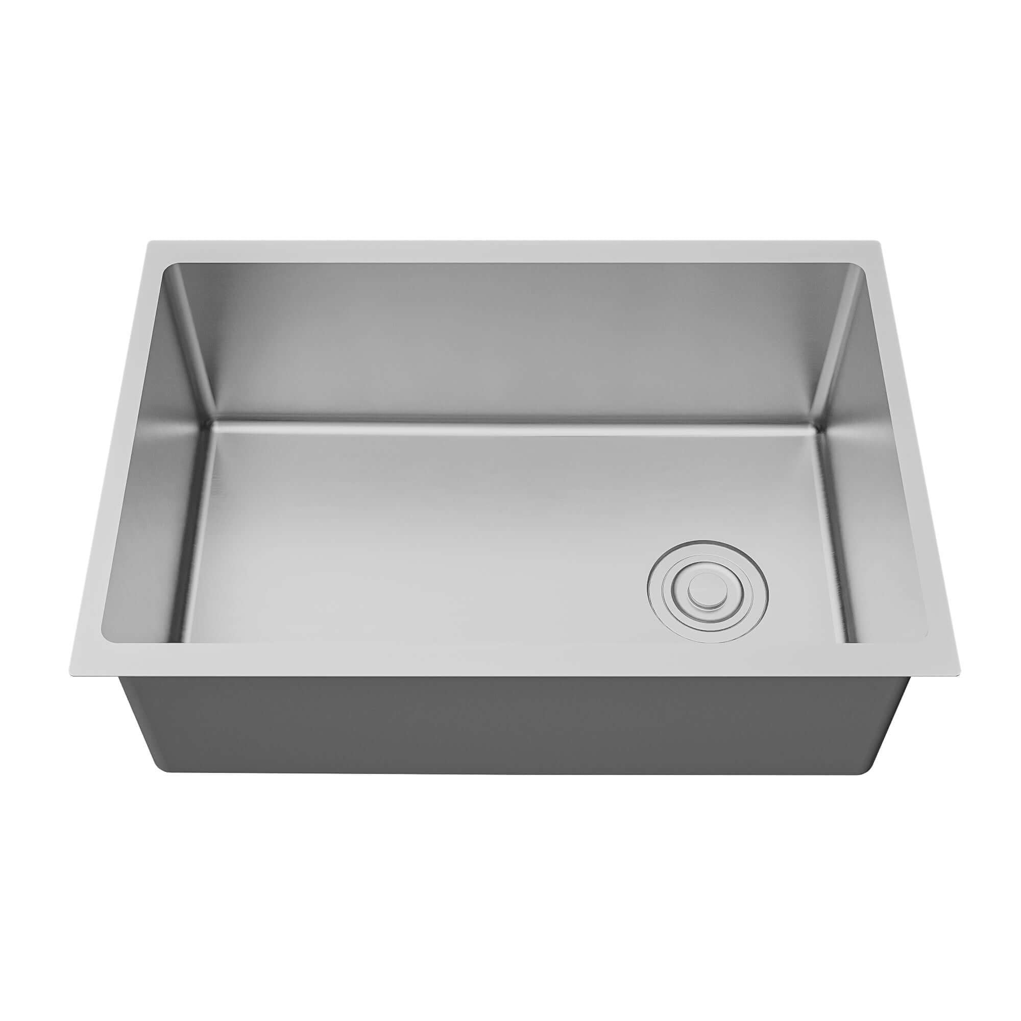 Alternate Image for Karran Fusion 27" Undermount Stainless Steel ADA Kitchen Sink with Accessories, 16 Gauge, UUMSB2731-PK1