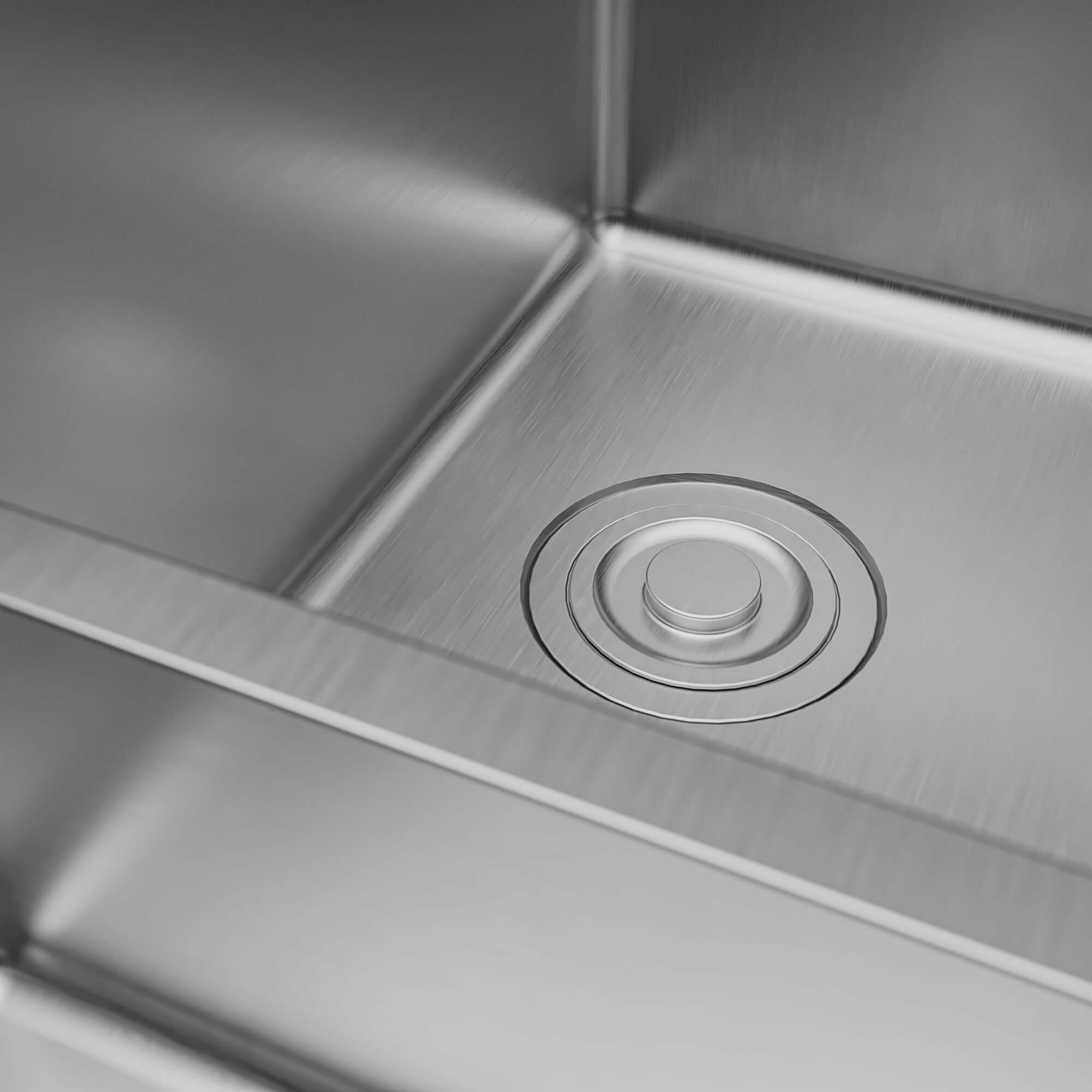 Alternate Image for Karran Fusion 33" Undermount Stainless Steel ADA Kitchen Sink with Accessories, 50/50 Double Bowl, 16 Gauge, UUMDB3321-PK1