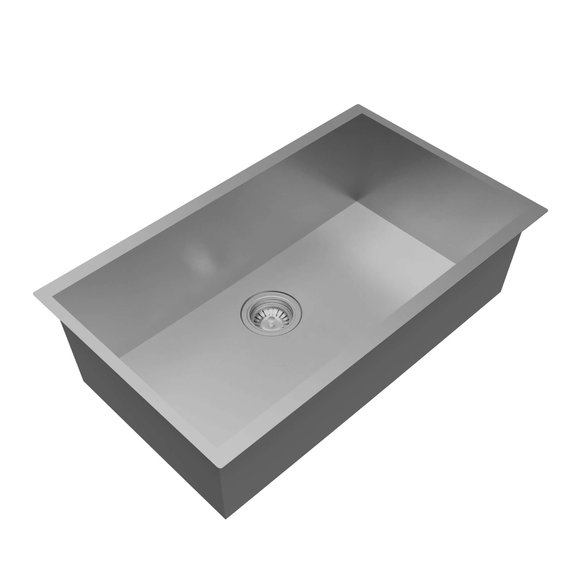 Alternate Image for Karran Fusion 31" Undermount Stainless Steel ADA Workstation Kitchen Sink with Accessories, 18 Gauge, UUMSB3022-PK1