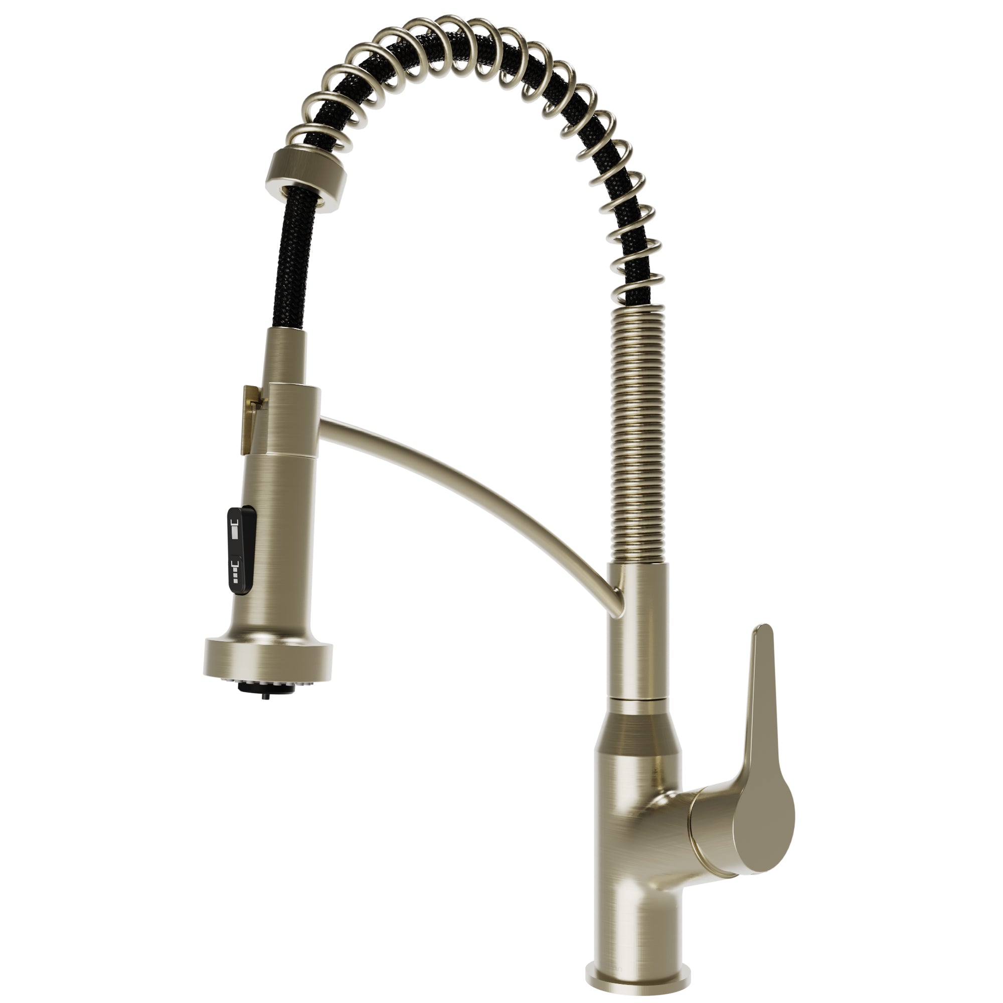 Karran Scottsdale 1.8 GPM Single Lever Handle Lead-free Brass ADA Kitchen Faucet, Pull-Down, Spot-Free Champagne Bronze, KKF210SFCB