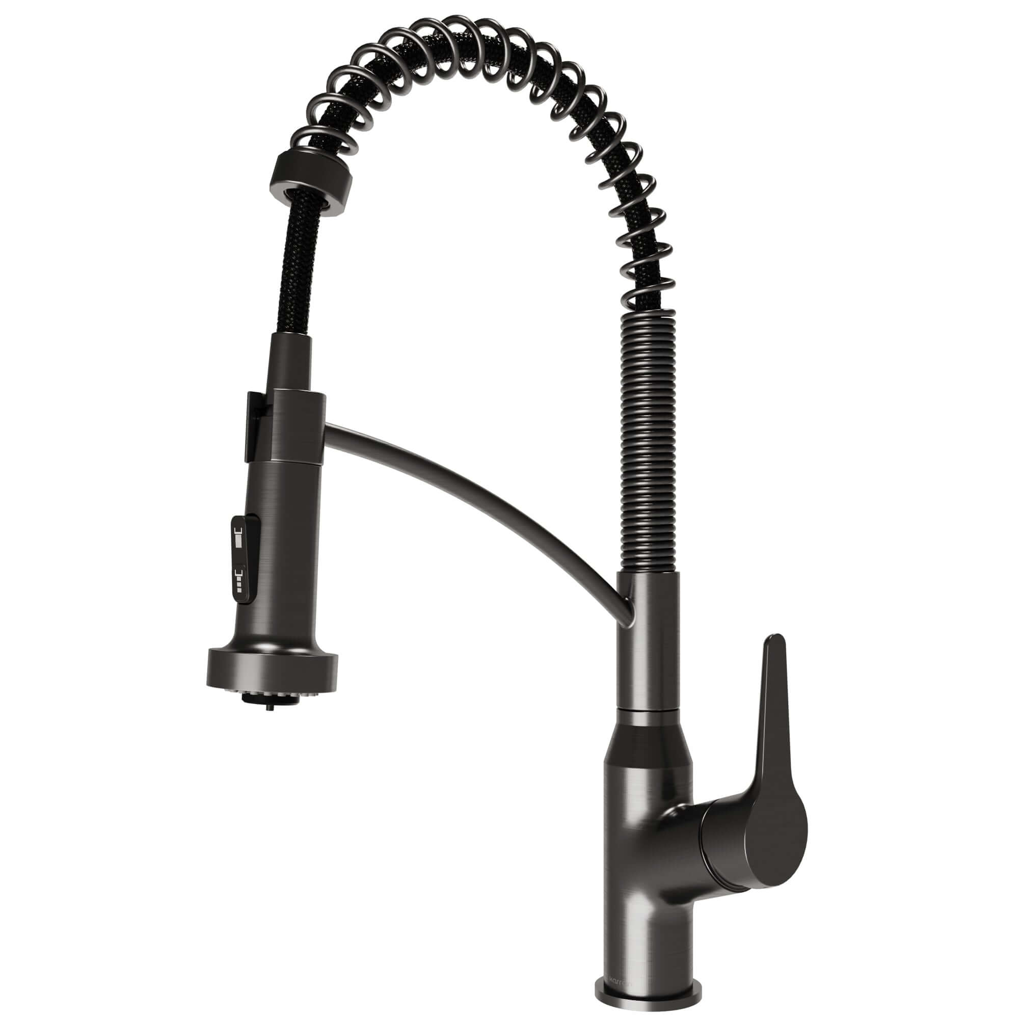 Alternate Image for Karran Scottsdale 1.8 GPM Single Lever Handle Lead-free Brass ADA Kitchen Faucet, Pull-Down, Spot-Free Gunmetal Grey, KKF210SFGG