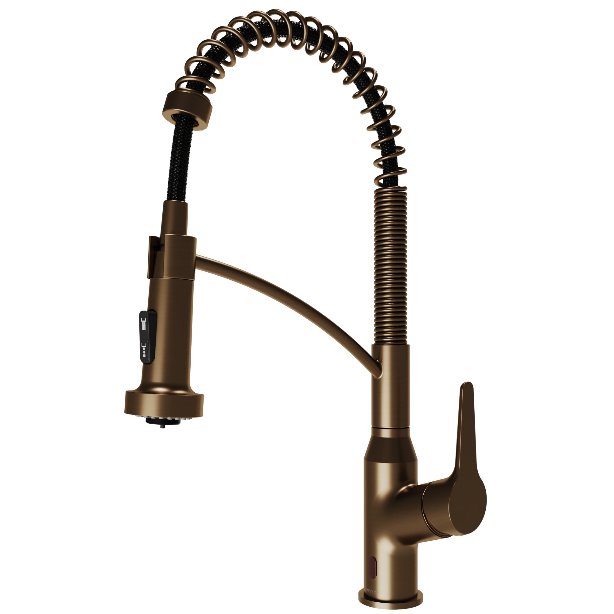 Main Image of Karran Alston 1.8 GPM Single Lever Handle Lead-free Brass ADA Touchless Kitchen Faucet, Pull-Down, Brushed Copper, KKF215BC