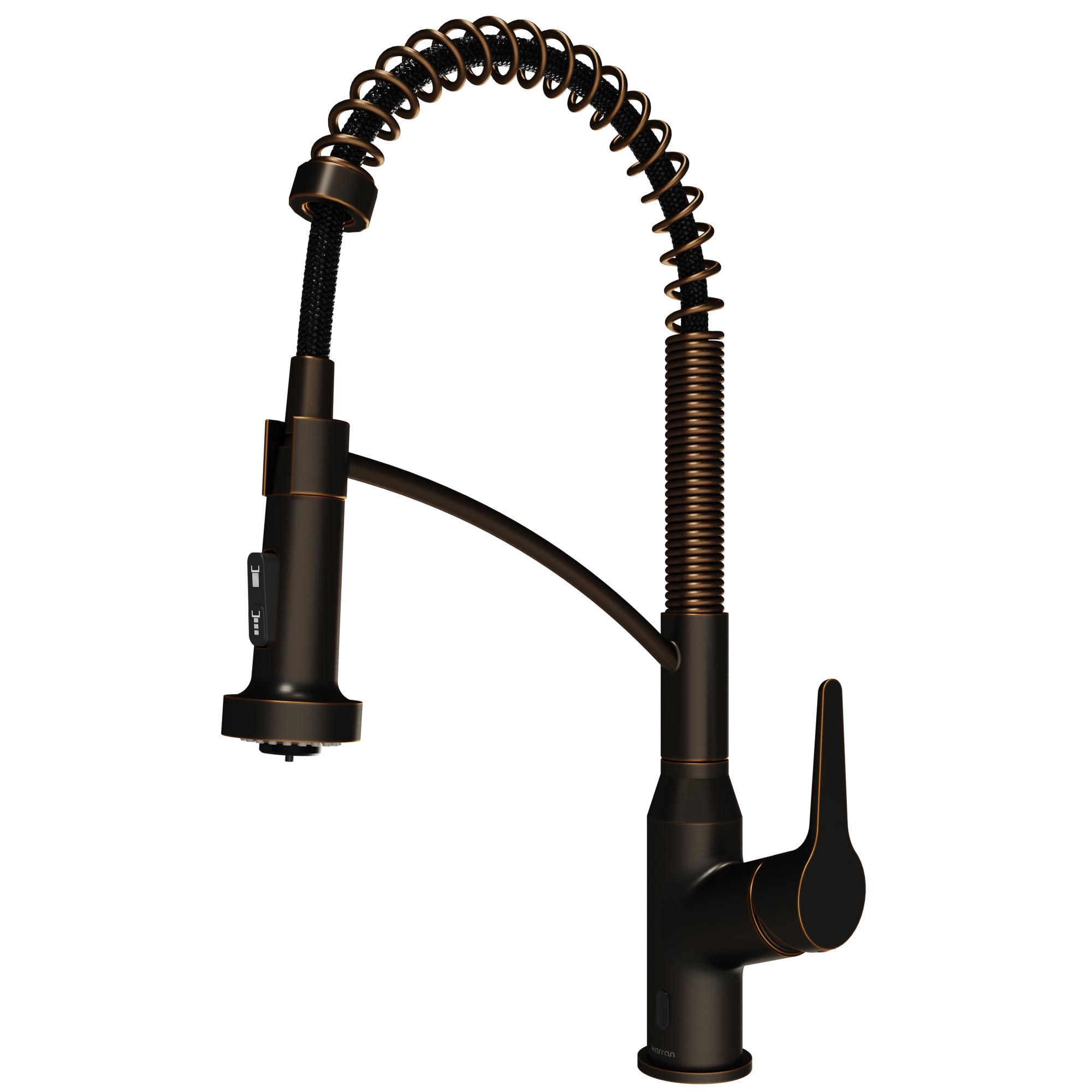 Main Image of Karran Alston 1.8 GPM Single Lever Handle Lead-free Brass ADA Touchless Kitchen Faucet, Pull-Down, Oil Rubbed Bronze, KKF215ORB
