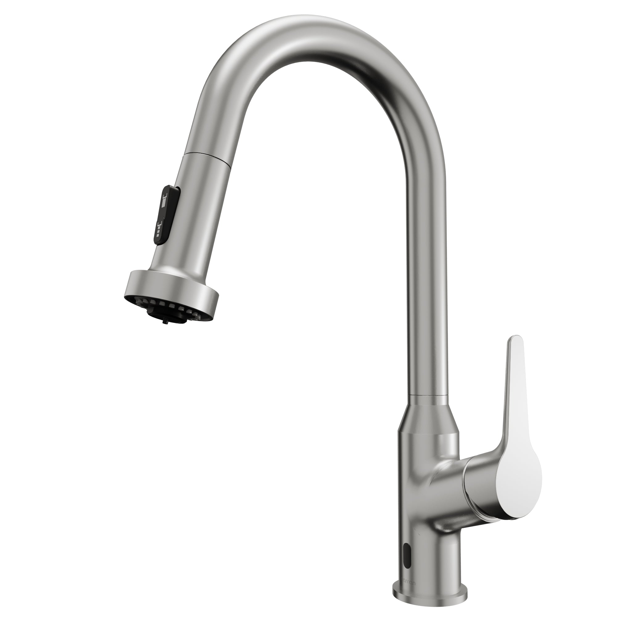 Karran Scottsdale Touchless Pull-Down Kitchen Faucet, Spot Free Stainless Steel, Brass, KKF255SFSS