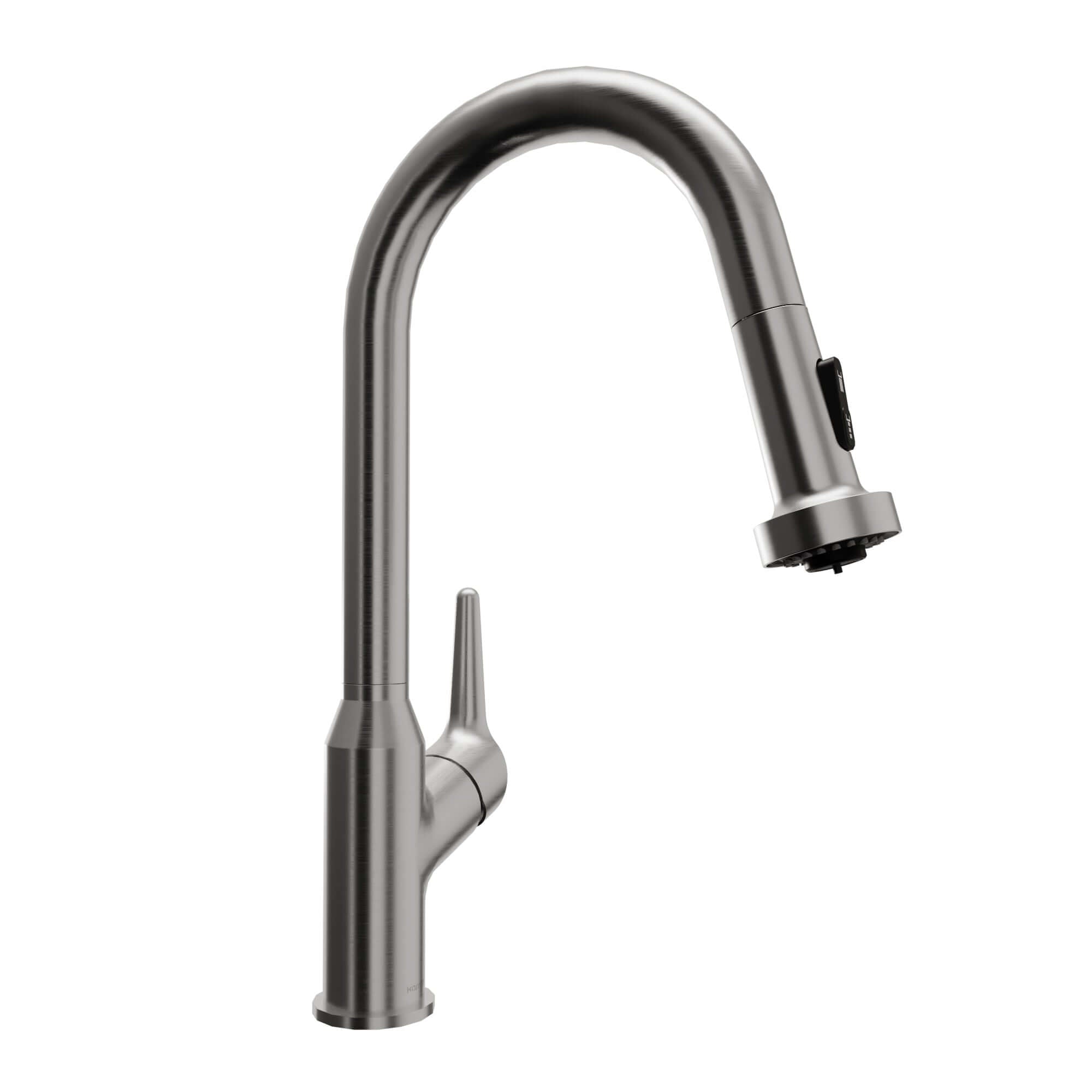 Alternative View of Karran Dockton Single Lever Handle Lead-free Brass ADA Kitchen Faucet, Pull Down, Stainless Steel, KKF250SS