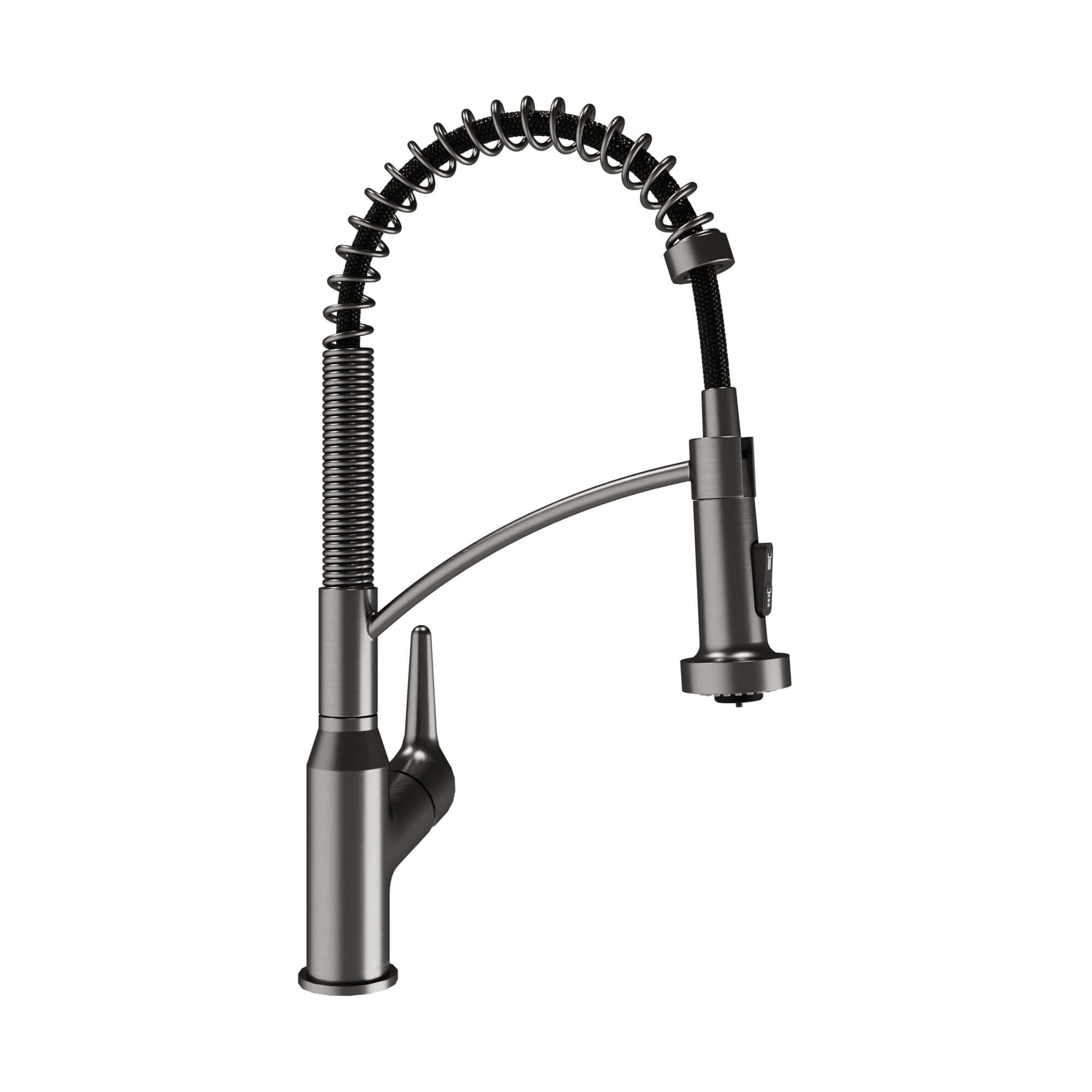 Alternate Image for Karran Scottsdale 1.8 GPM Single Lever Handle Lead-free Brass ADA Kitchen Faucet, Pull-Down, Spot-Free Gunmetal Grey, KKF210SFGG