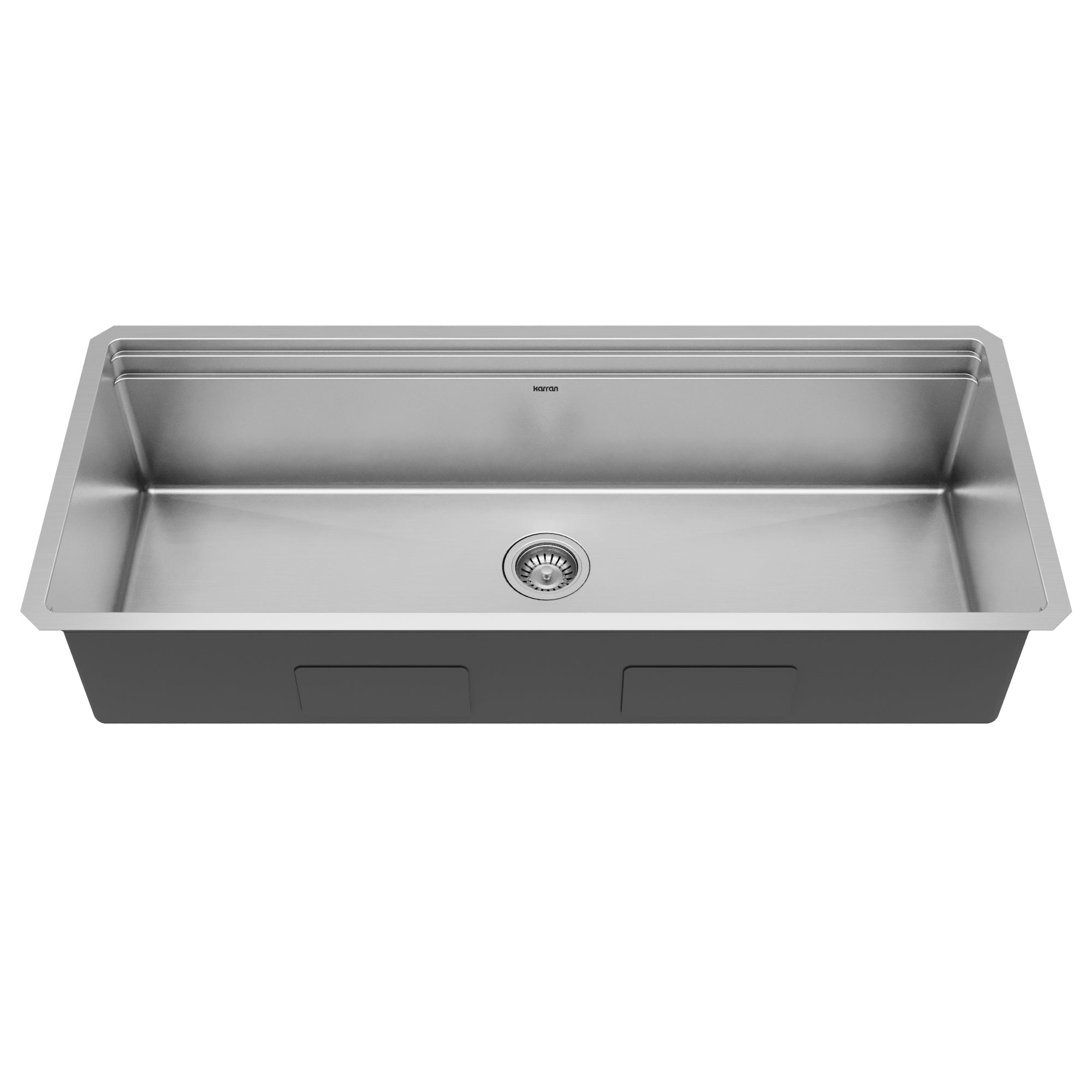 Alternative View of Karran 45" Undermount Stainless Steel Workstation Kitchen Sink with Accessories, 16 Gauge, WS-100-PK1