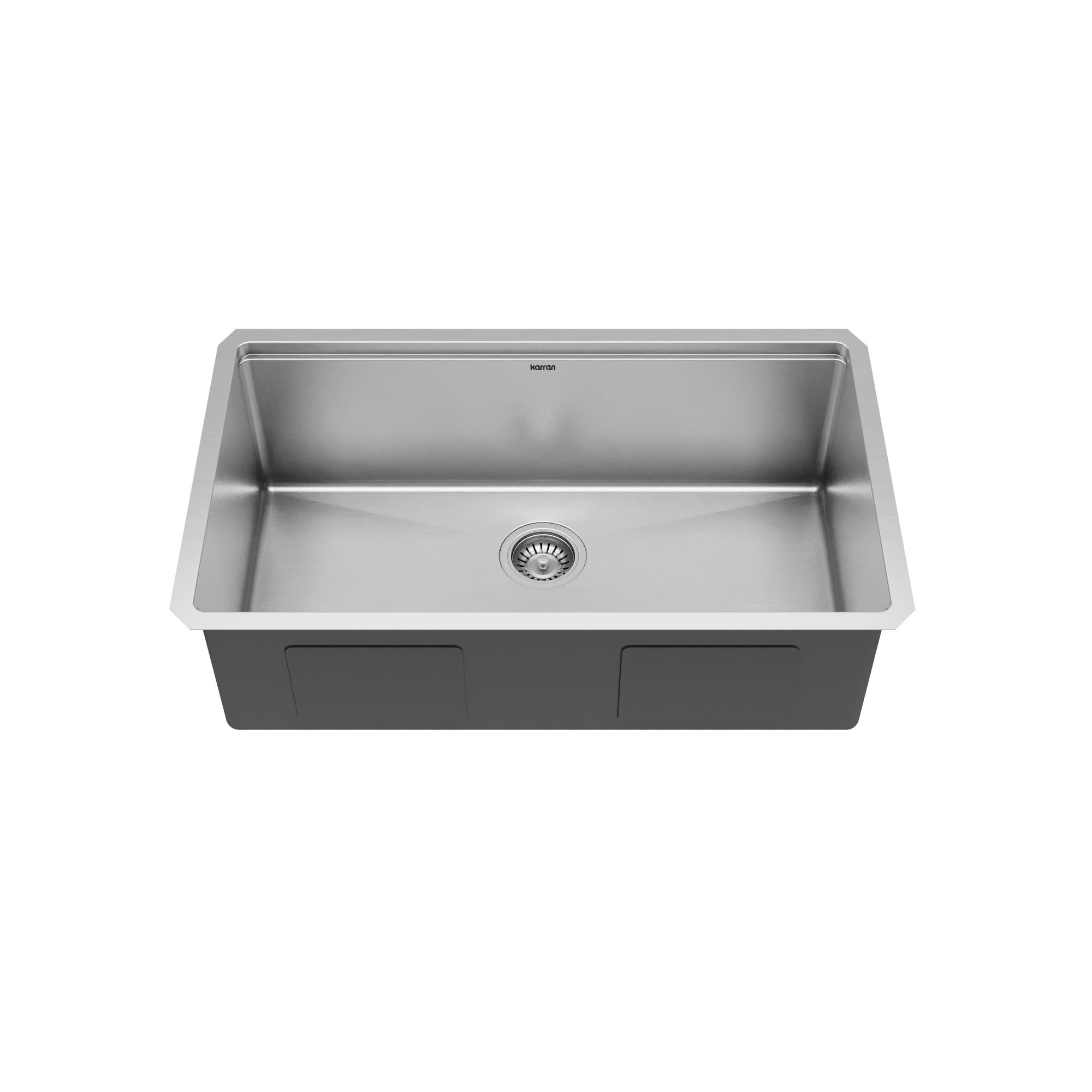 Karran elite workstation 32 stainless steel kitchen sink with faucet product image