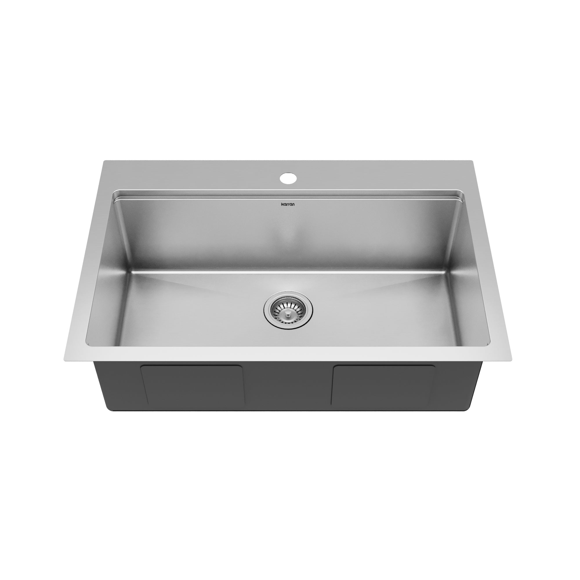 Alternative View of Karran Elite Workstation 33" Drop In/Topmount Stainless Steel Workstation Kitchen Sink with Accessories, 16 Gauge, WST-23-PK1