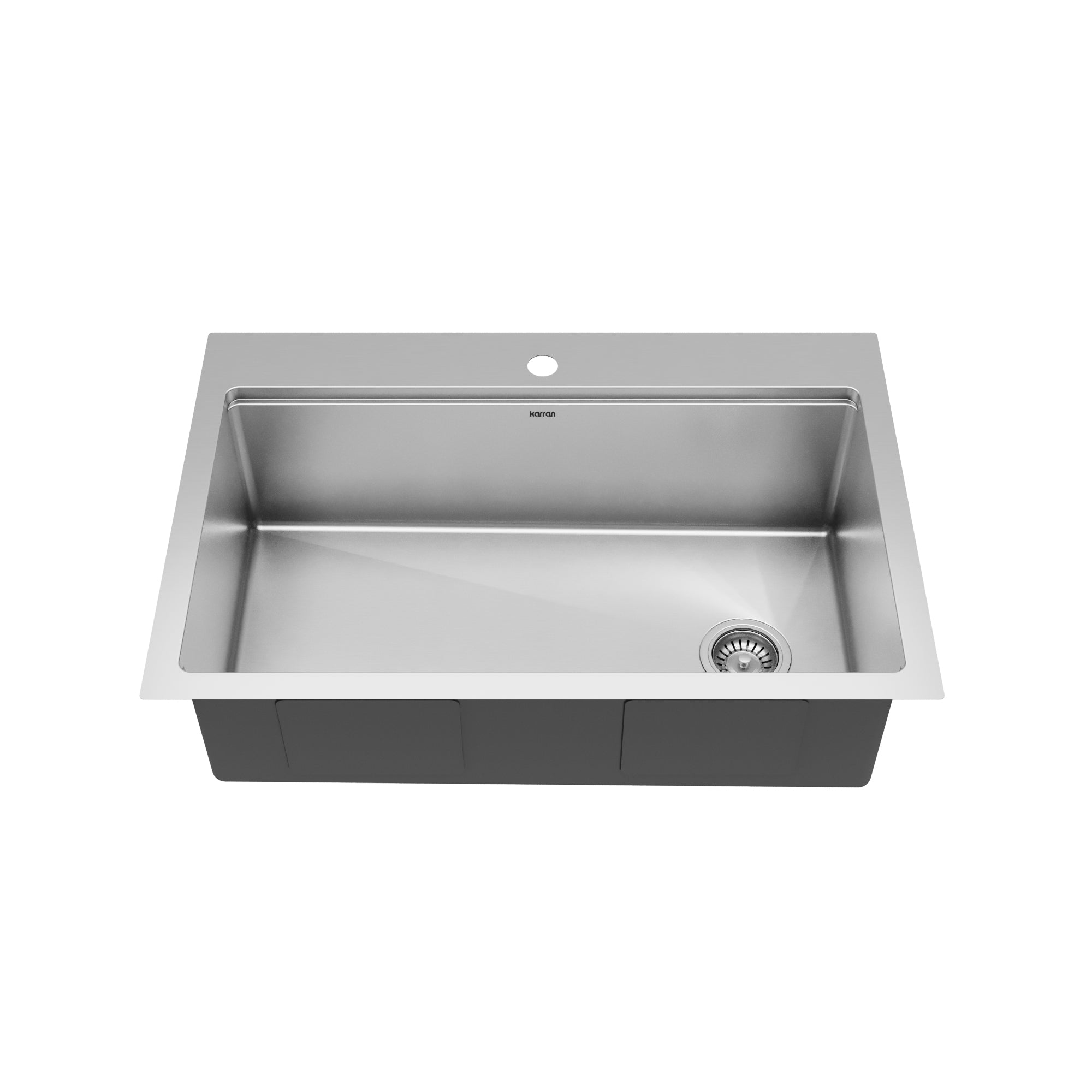 Alternative View of Karran Elite Workstation 33" Drop In/Topmount Stainless Steel Workstation Kitchen Sink with Accessories, 16 Gauge, WST-26-PK1