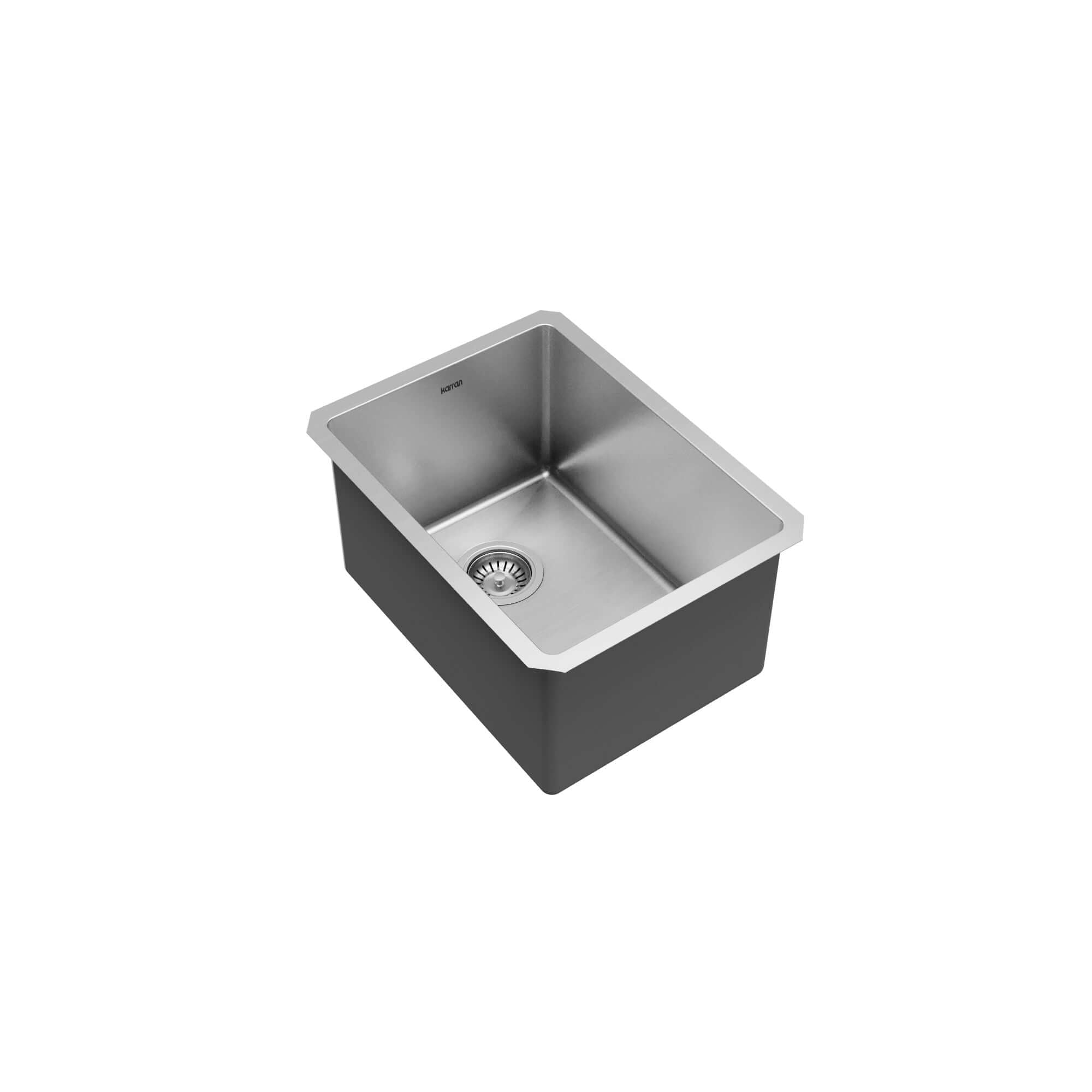 Alternative View of Karran Elite 15" Rectangular Stainless Steel Bar/Prep Sink with Accessories, 16 Gauge, EL-71-PK1