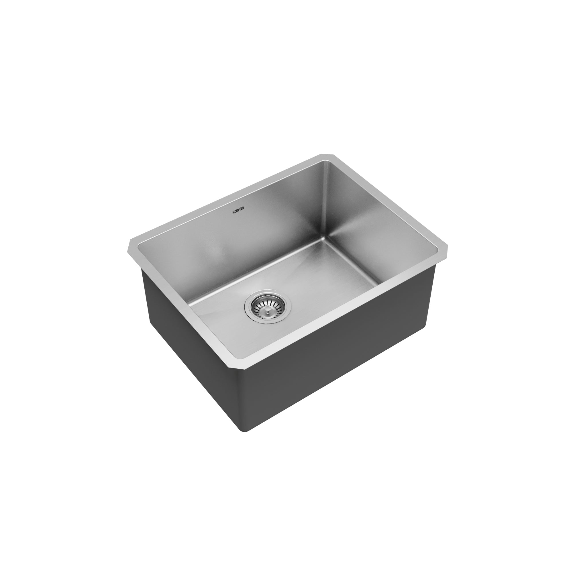 Alternative View of Karran 23" Undermount Stainless Steel Kitchen Sink, 16 Gauge, EL-73-PK1