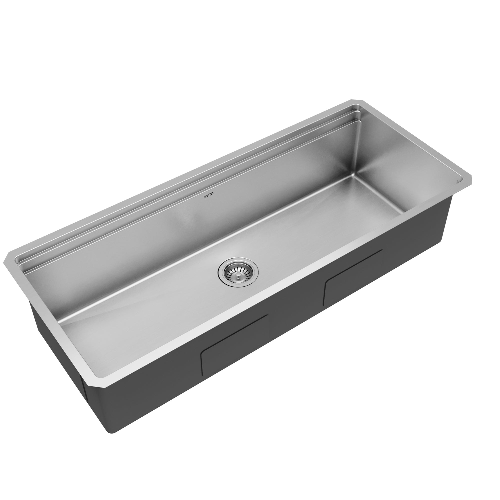 Alternative View of Karran 45" Undermount Stainless Steel Workstation Kitchen Sink with Accessories, 16 Gauge, WS-100-PK1