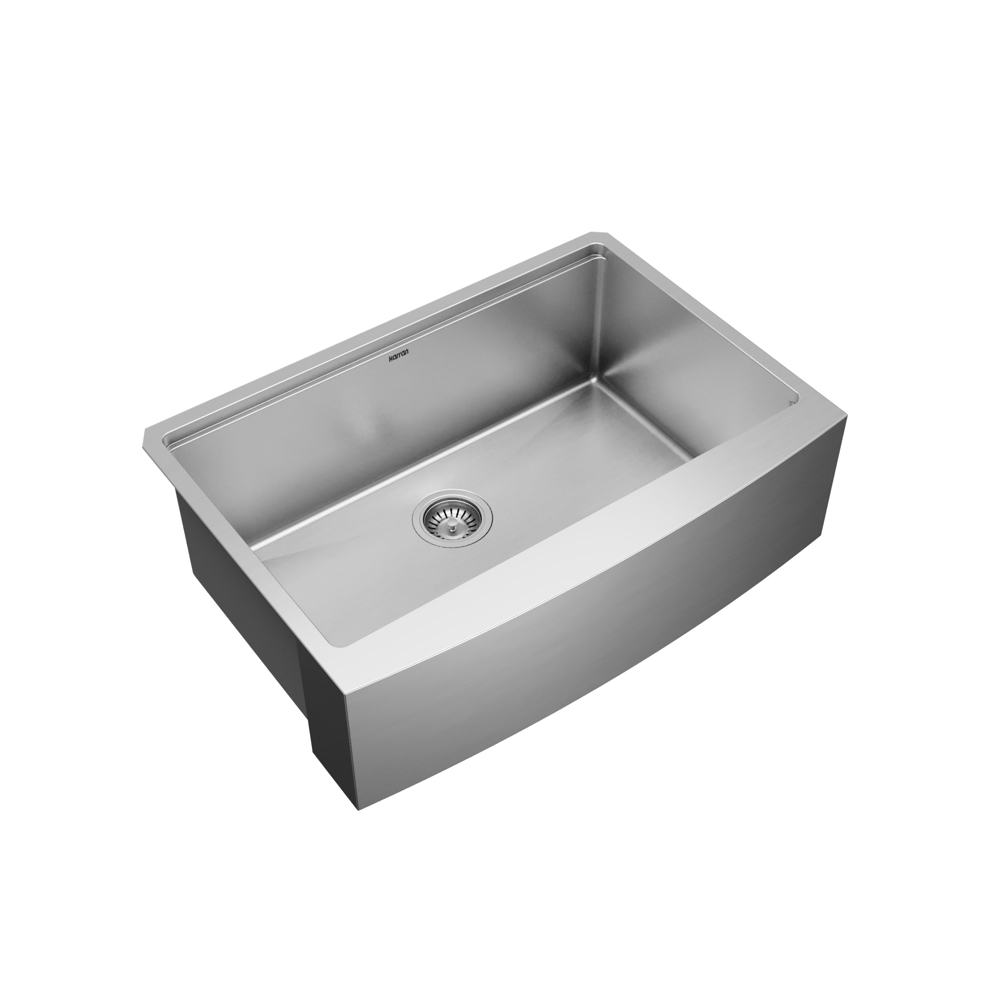 Alternative View of Karran Elite Workstation 30" Stainless Steel Workstation Farmhouse Sink with Accessories, 16 Gauge, WSA-42-PK1