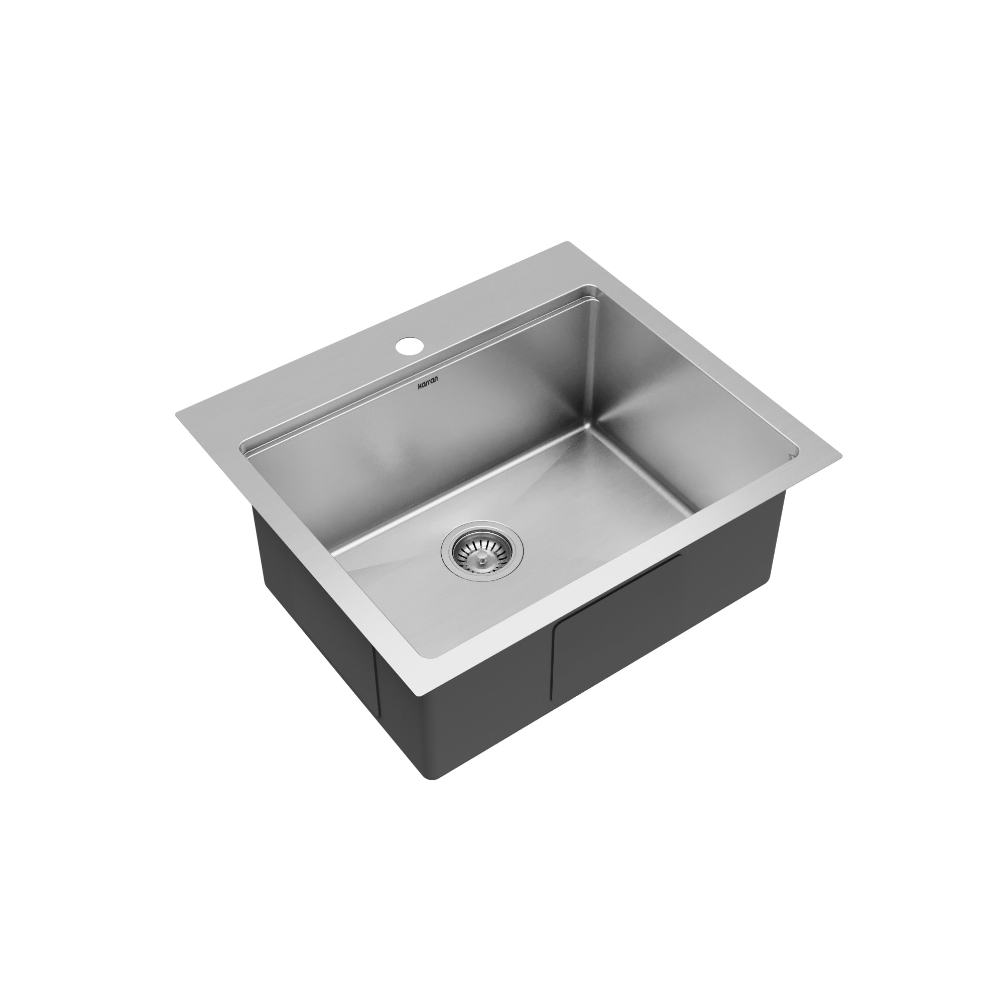 Alternative View of Karran Elite Workstation 25" Drop In/Topmount Stainless Steel Workstation Kitchen Sink with Accessories, 16 Gauge, WST-20-PK1