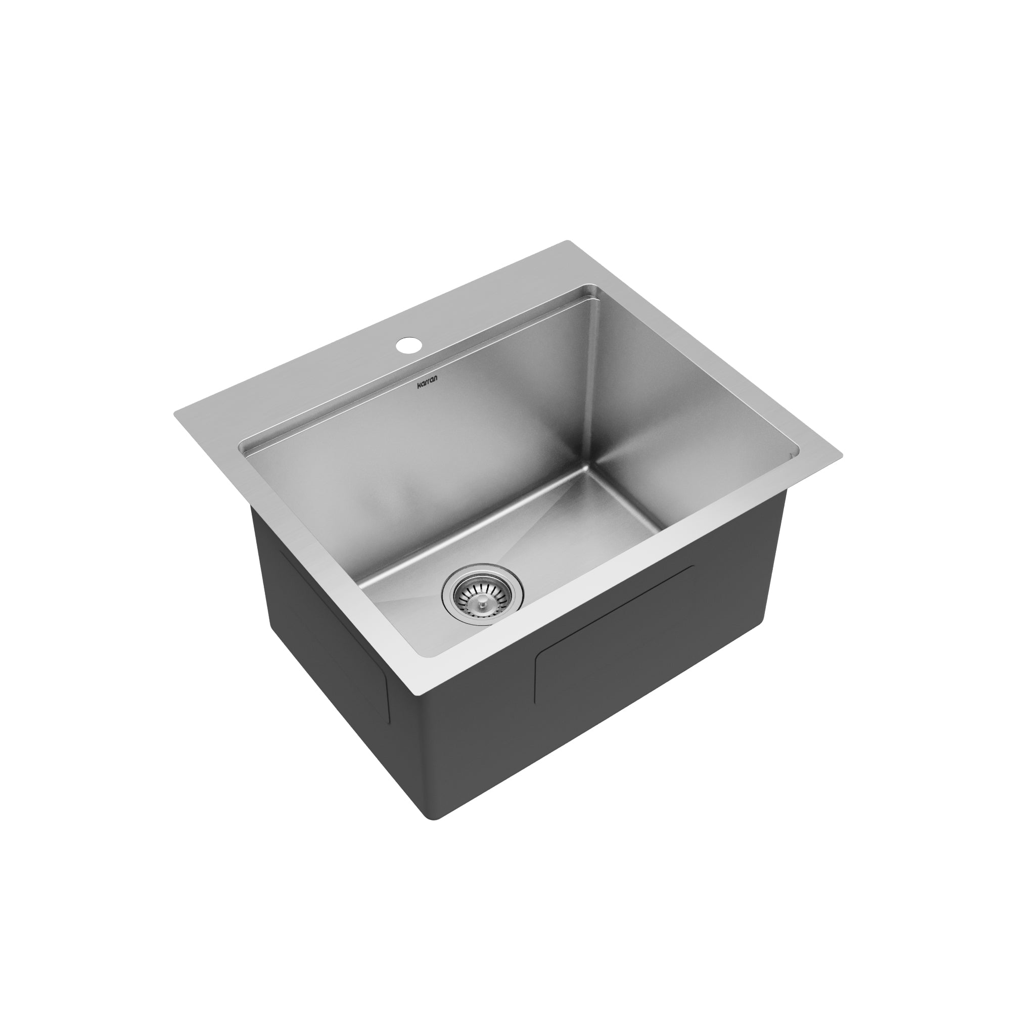 Alternative View of Karran Elite Workstation 25" Drop In/Topmount Stainless Steel Workstation Kitchen Sink with Accessories, 16 Gauge, WST-22-PK1