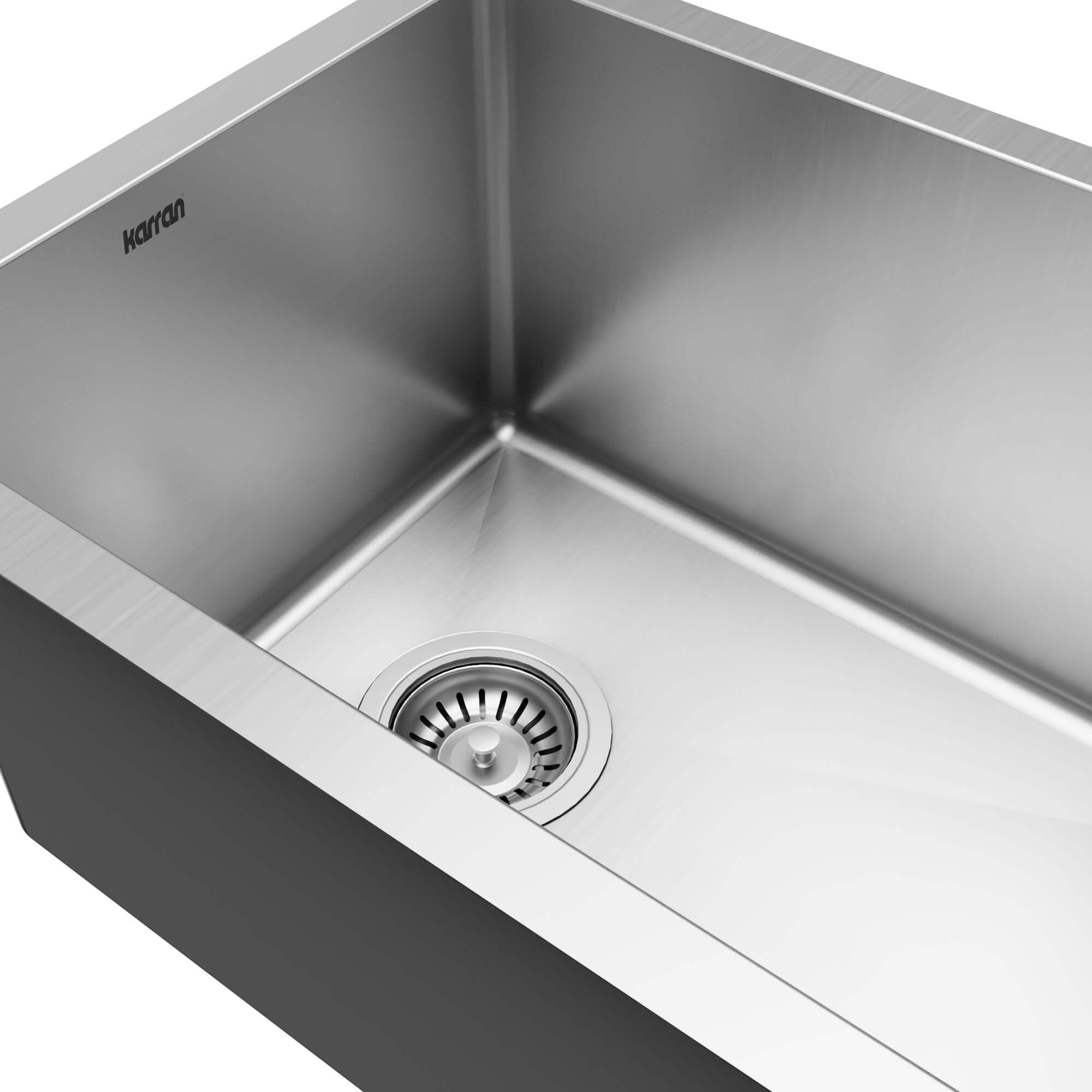 Alternative View of Karran Elite 15" Rectangular Stainless Steel Bar/Prep Sink with Accessories, 16 Gauge, EL-71-PK1