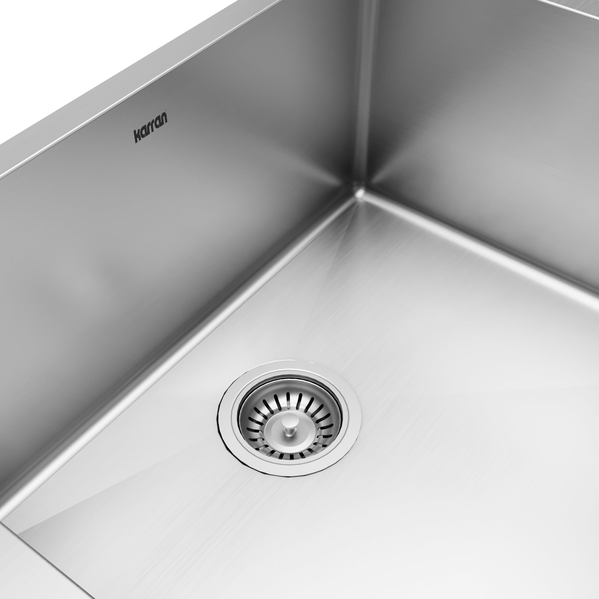 Alternative View of Karran 23" Undermount Stainless Steel Kitchen Sink, 16 Gauge, EL-73-PK1