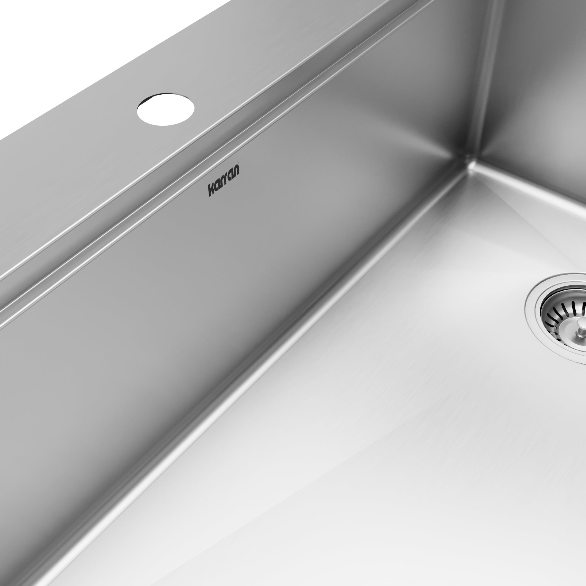 Alternative View of Karran Elite Workstation 33" Drop In/Topmount Stainless Steel Workstation Kitchen Sink with Accessories, 16 Gauge, WST-26-PK1