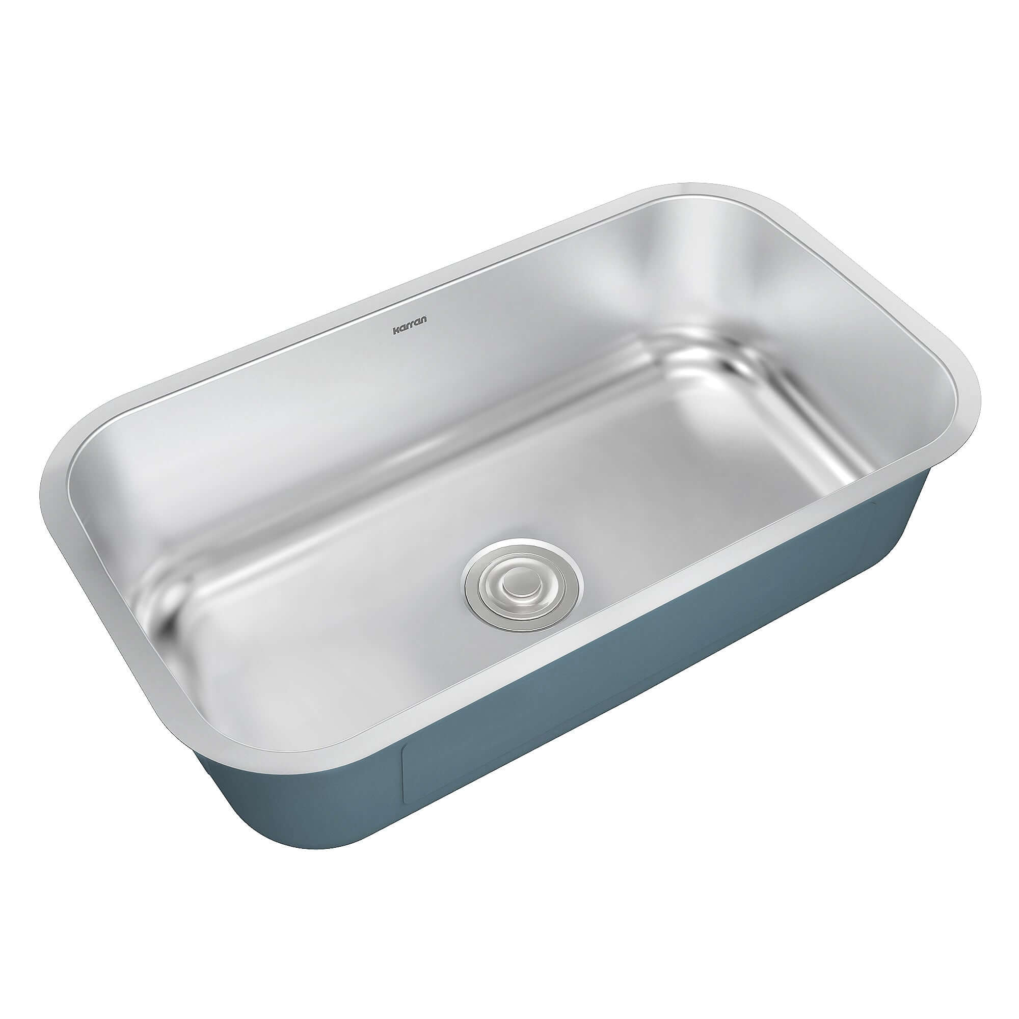 Alternate Image for Karran Profile 32" Undermount Stainless Steel Kitchen Sink with Accessories, 18 Gauge, PRU36-PK1