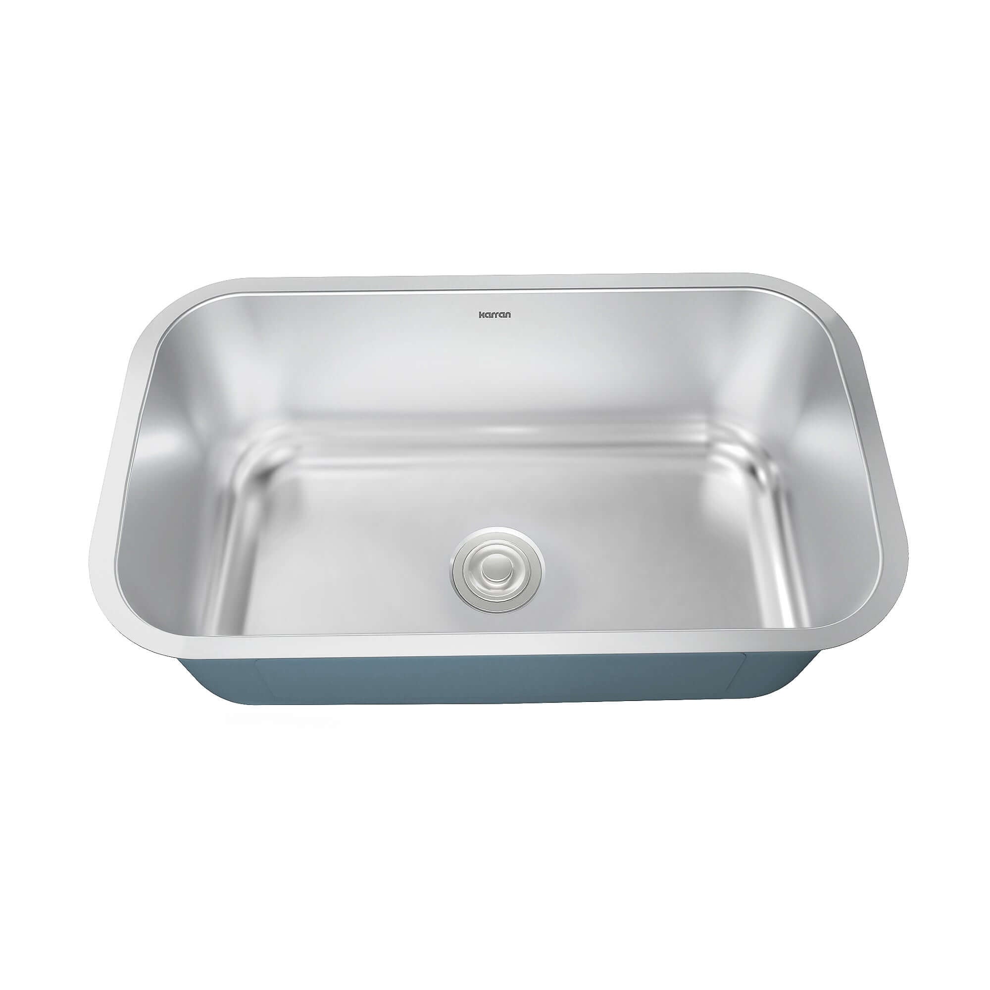 Alternate Image for Karran Profile 32" Undermount Stainless Steel Kitchen Sink with Accessories, 18 Gauge, PRU36-PK1