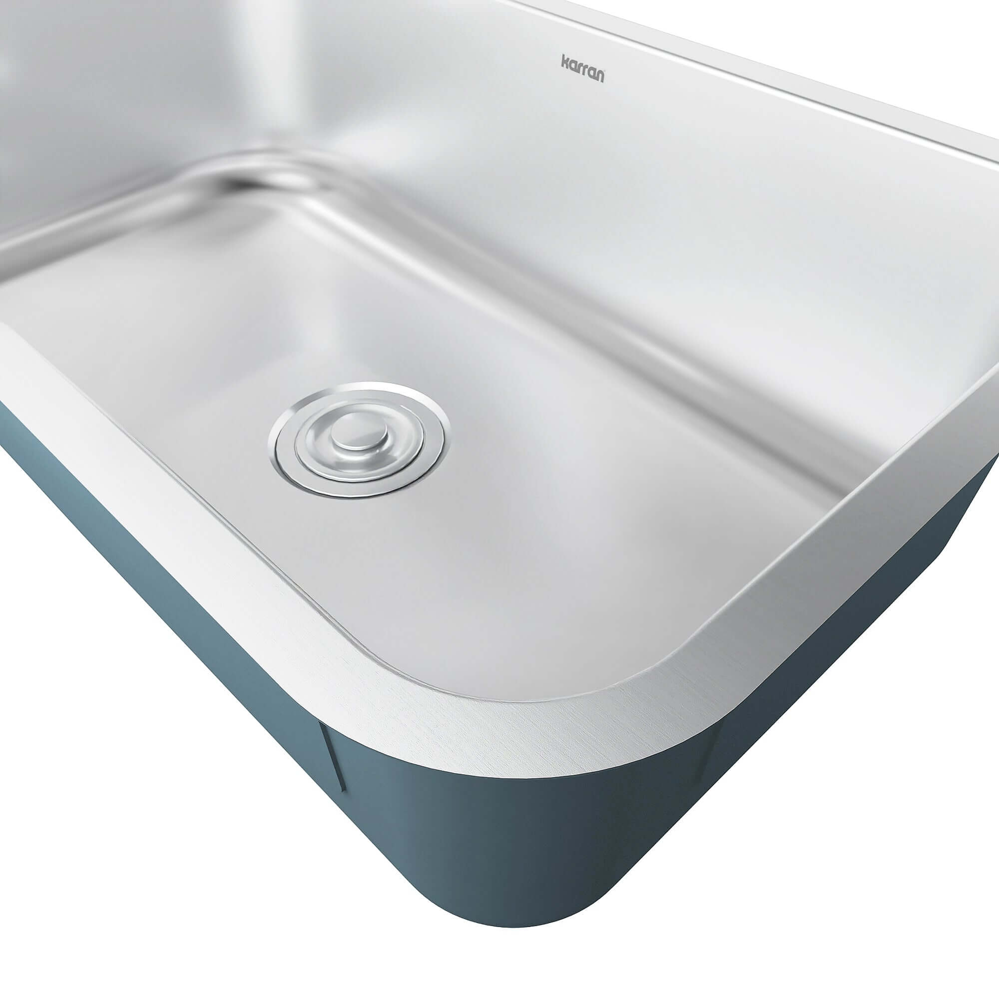 Alternate Image for Karran Profile 30" Undermount Stainless Steel Kitchen Sink with Accessories, 18 Gauge, PRU35-PK1