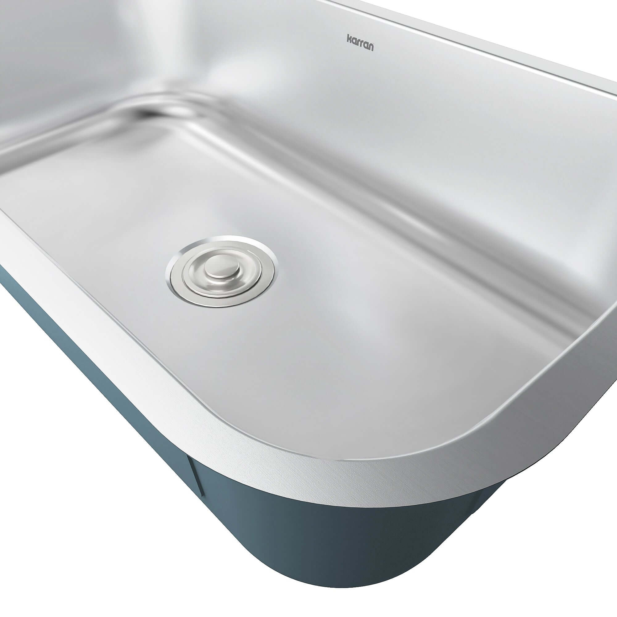 Alternate Image for Karran Profile 32" Undermount Stainless Steel Kitchen Sink with Accessories, 18 Gauge, PRU36-PK1