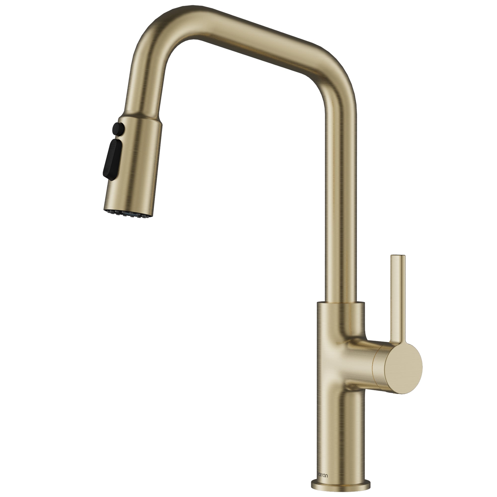 Karran Stalbridge 1.8 GPM Single Lever Lead-free Brass ADA Kitchen Faucet, Pull-Down, Spot-Free Champagne Bronze, KKF710SFCB