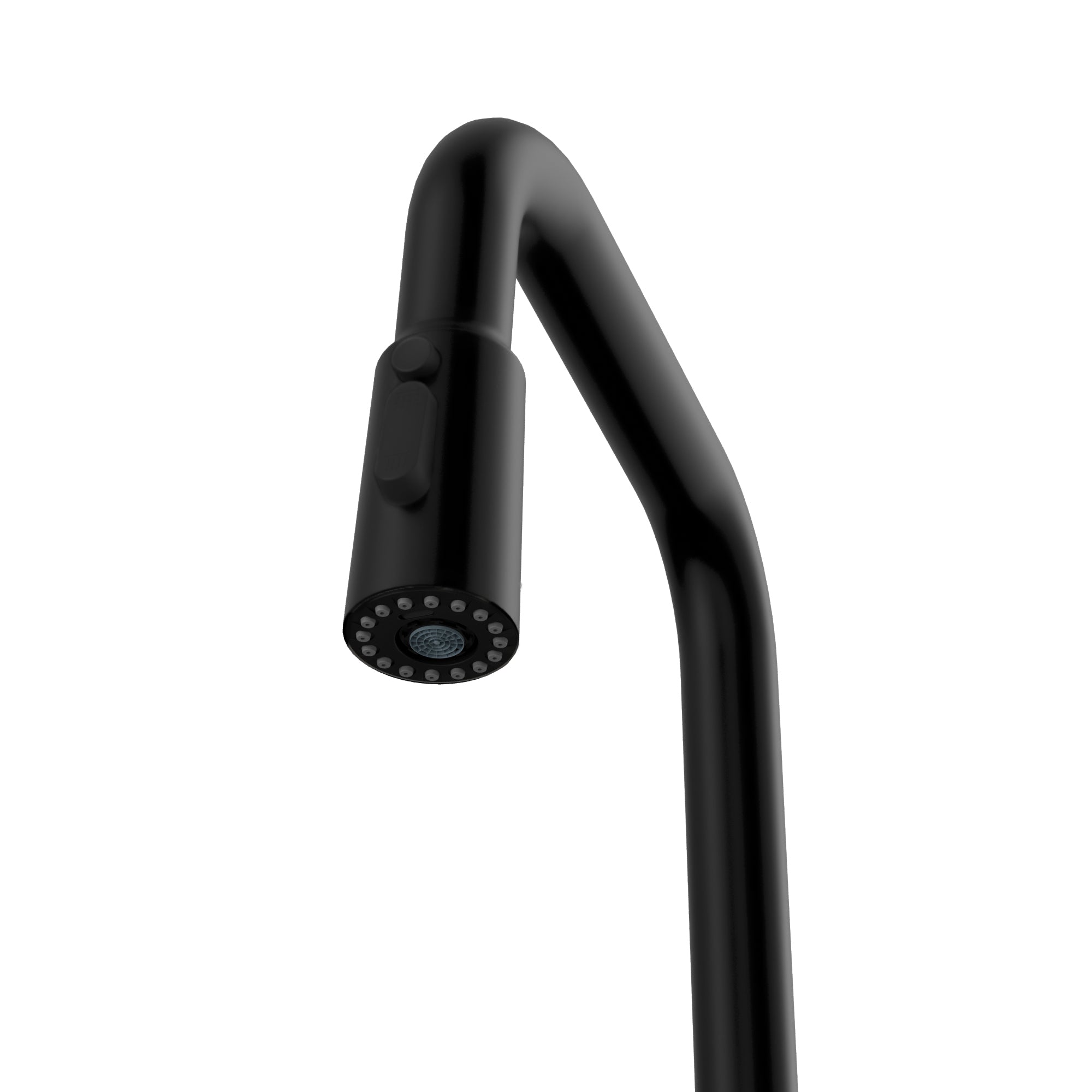 Karran Stalbridge 1.8 GPM Single Lever Lead-free Brass ADA Kitchen Faucet, Pull-Down, Matte Black, KKF710MB