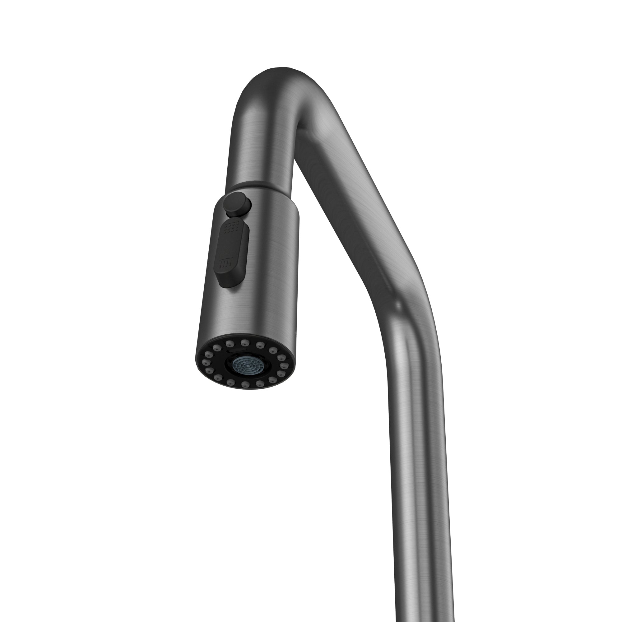Karran Stalbridge 1.8 GPM Single Lever Lead-free Brass ADA Kitchen Faucet, Pull-Down, Spot-Free Gunmetal Grey, KKF710SFGG