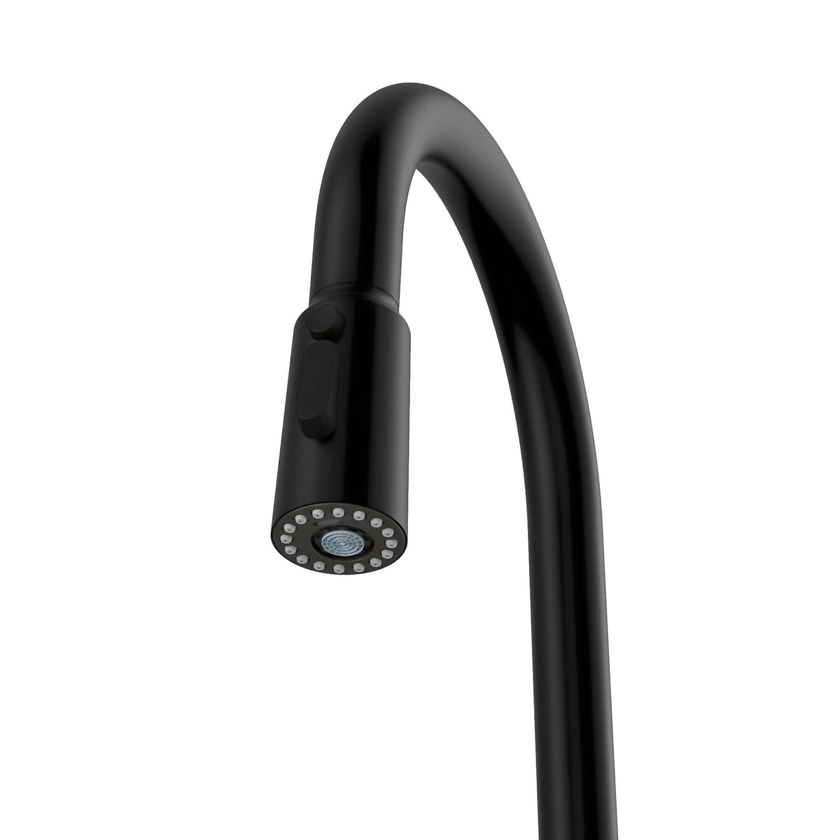 Karran Stalbridge 1.8 GPM Single Lever Lead-free Brass ADA Kitchen Faucet, Pull-Down, Matte Black, KKF720MB