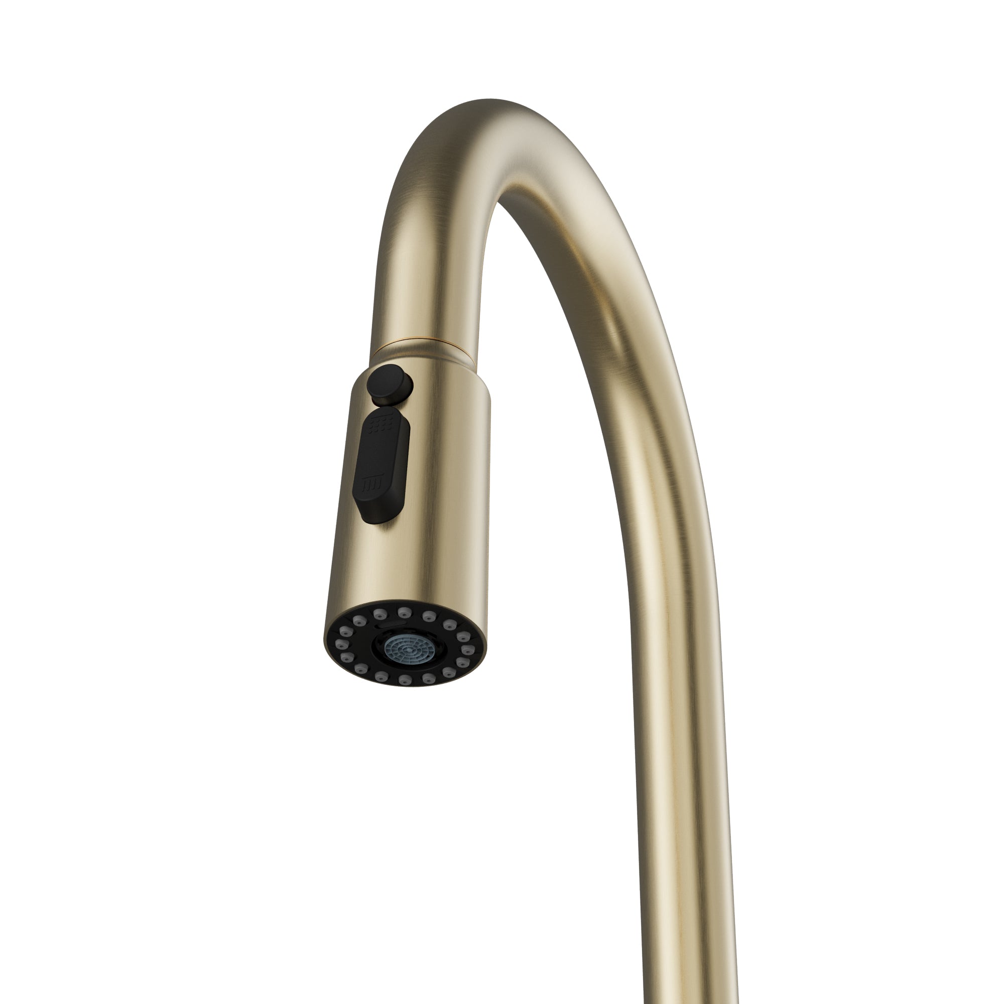 Karran Stalbridge 1.8 GPM Single Lever Lead-free Brass ADA Kitchen Faucet, Pull-Down, Spot-Free Champagne Bronze, KKF720SFCB
