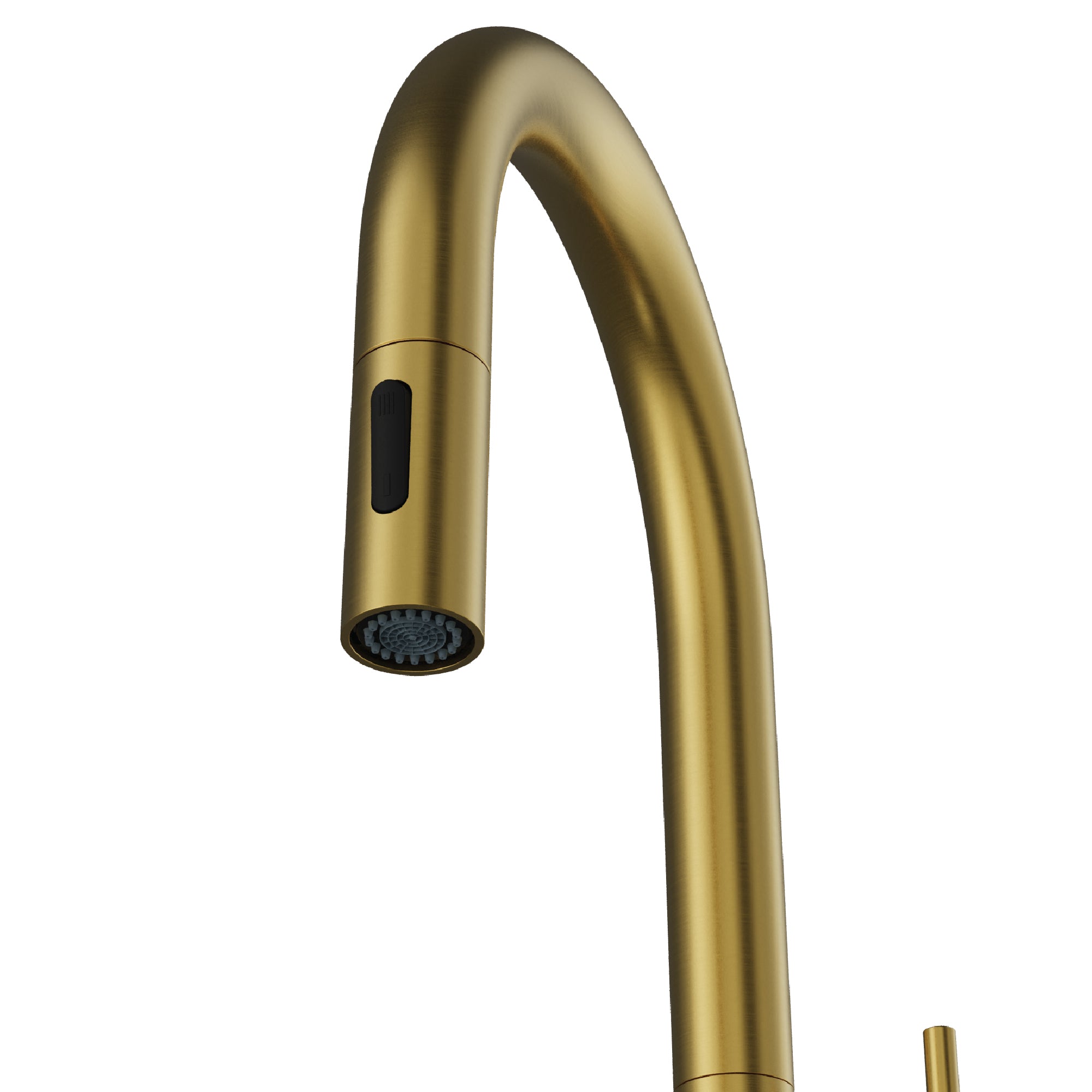 Karran Brynford 1.8 GPM Single Lever Lead-free Brass ADA Kitchen Faucet, Pull-Down, Spot-Free Brushed Gold, KKF730SFBG