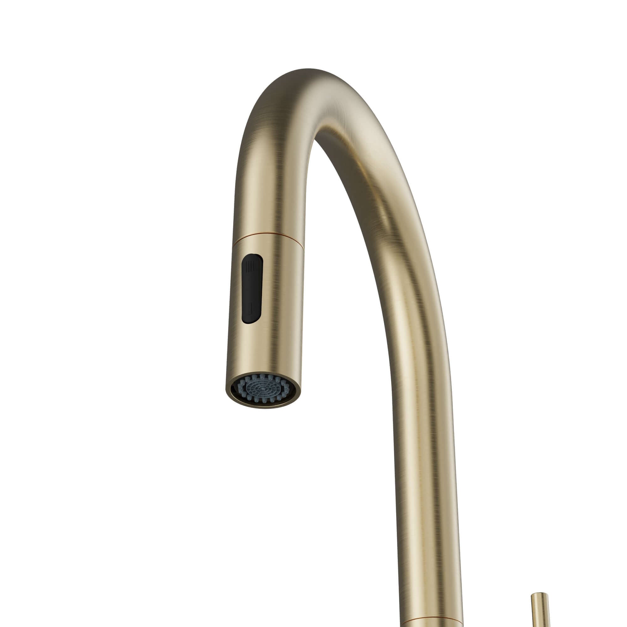 Karran Brynford 1.8 GPM Single Lever Lead-free Brass ADA Kitchen Faucet, Pull-Down, Spot-Free Champagne Bronze, KKF730SFCB