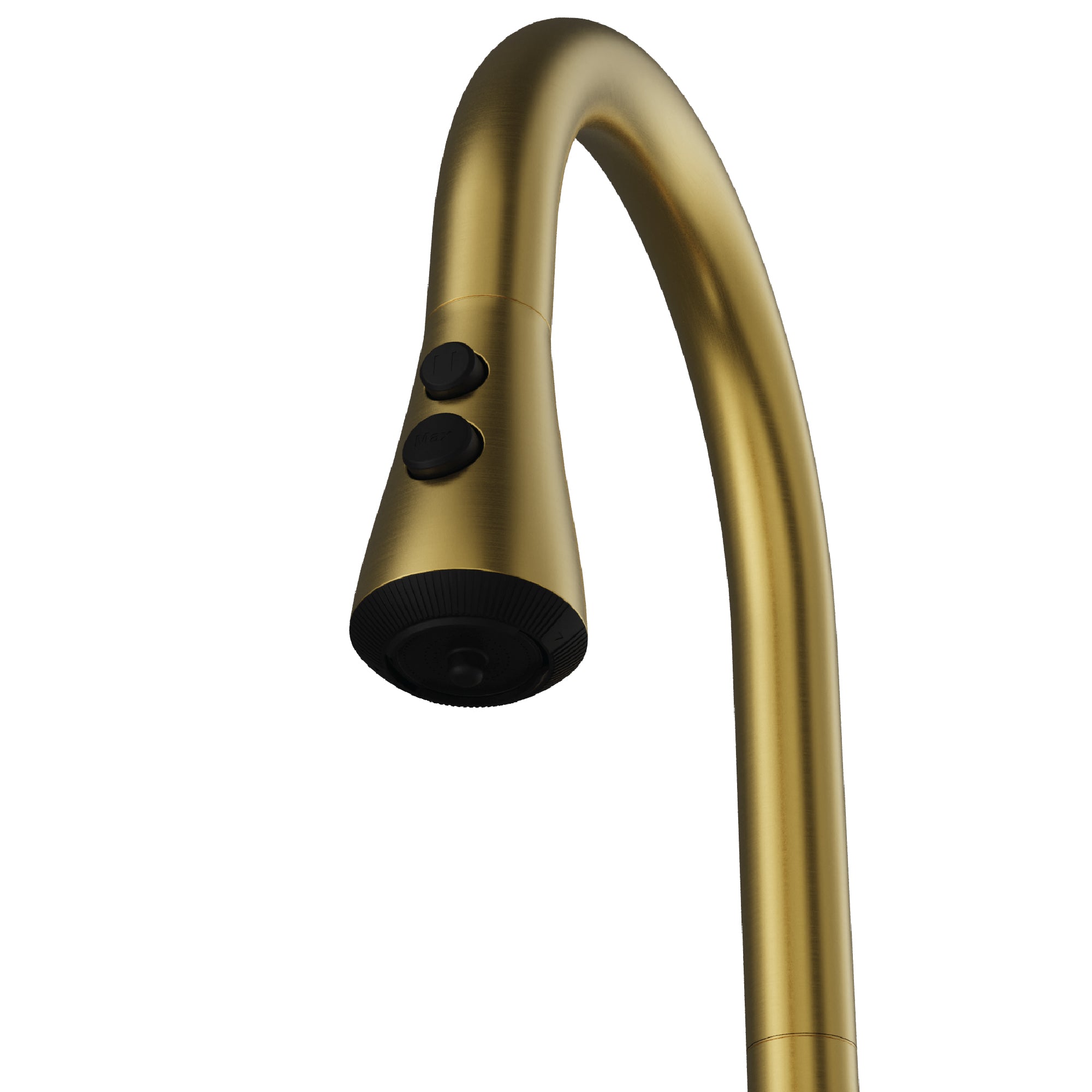 Karran Faraday 1.8 GPM Single Lever Lead-free Brass ADA Kitchen Faucet, Pull-Down, Spot-Free Brushed Gold, KKF750SFBG