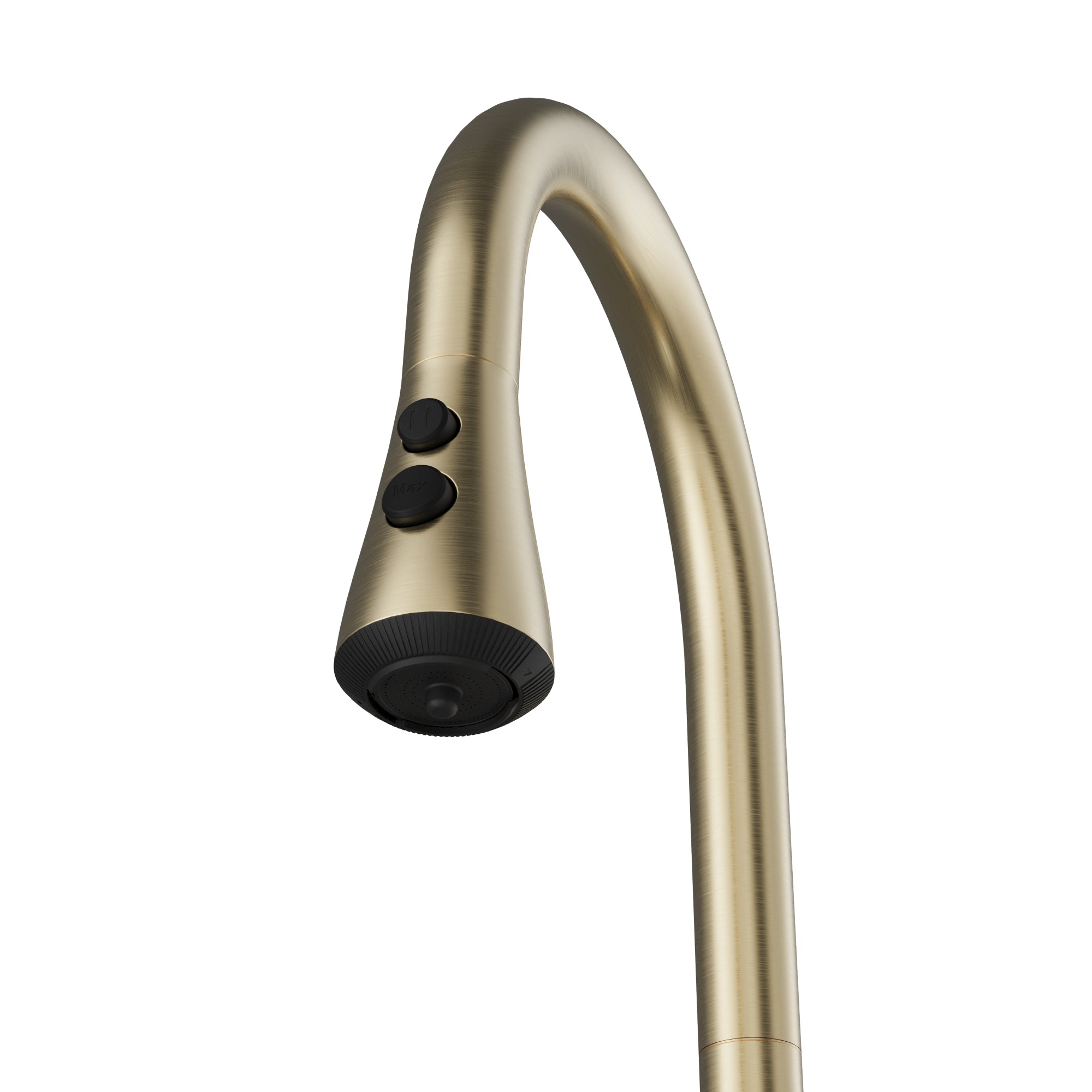 Alternative View of Karran Faraday 1.8 GPM Single Lever Lead-free Brass ADA Kitchen Faucet, Pull-Down, Spot-Free Champagne Bronze, KKF750SFCB