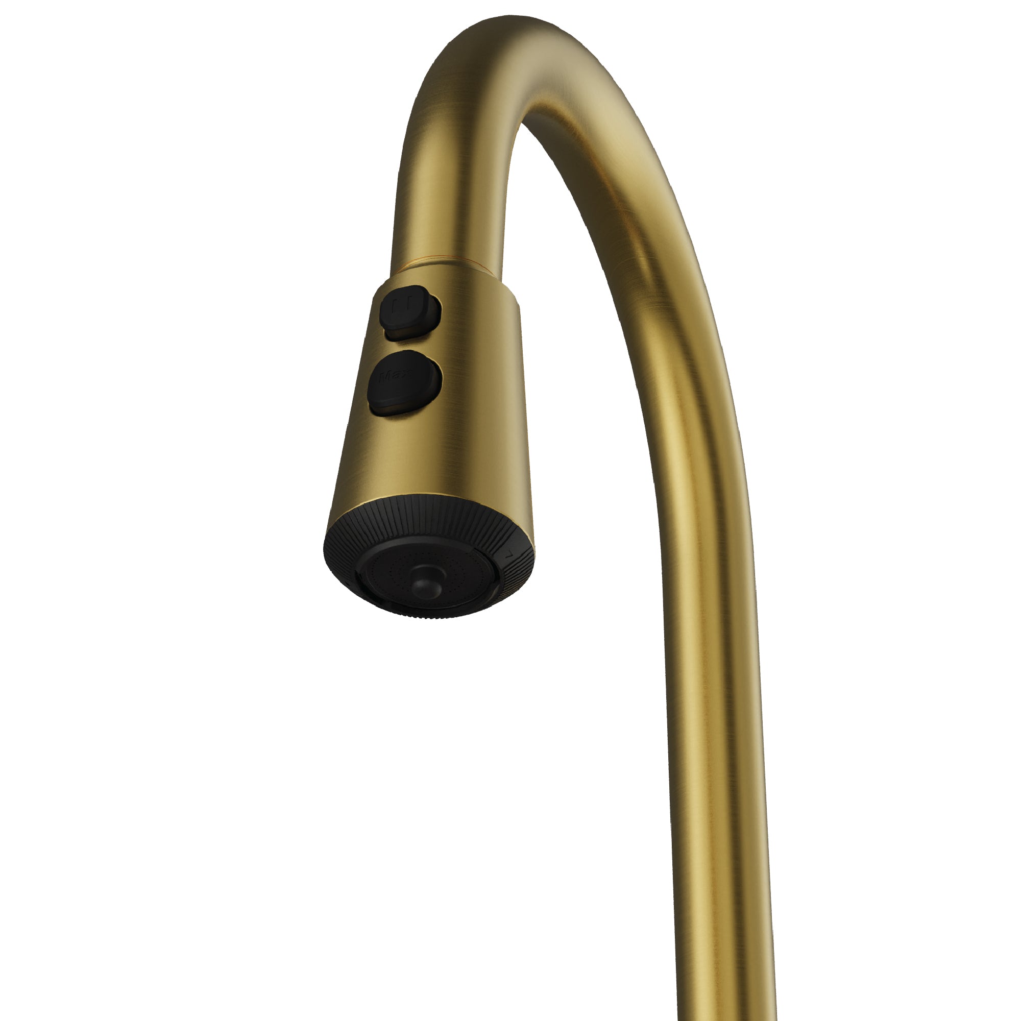 Karran Elmsworth 1.8 GPM Single Lever Lead-free Brass ADA Kitchen Faucet, Pull-Down, Spot-Free Brushed Gold, KKF760SFBG