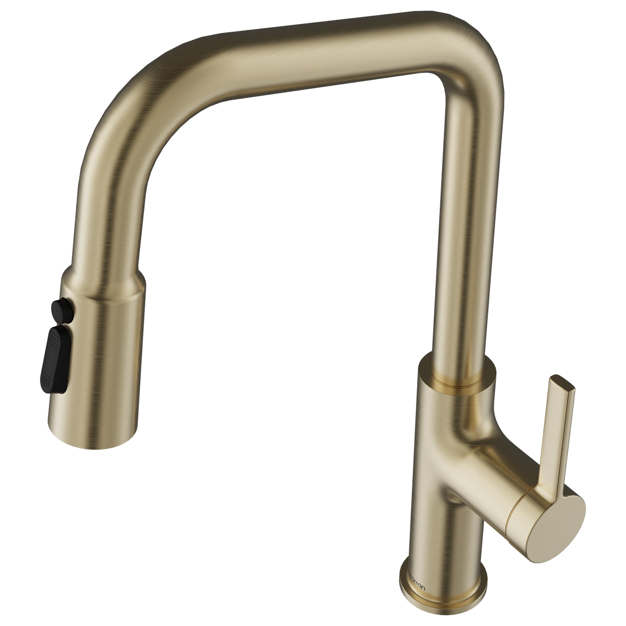 Karran Stalbridge 1.8 GPM Single Lever Lead-free Brass ADA Kitchen Faucet, Pull-Down, Spot-Free Champagne Bronze, KKF710SFCB