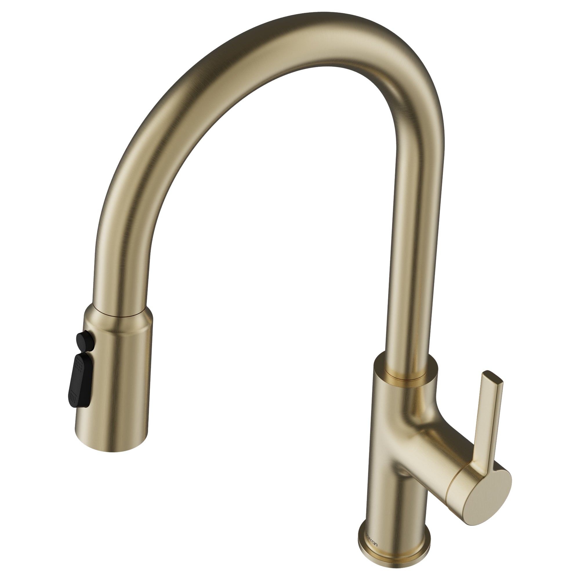 Karran Stalbridge 1.8 GPM Single Lever Lead-free Brass ADA Kitchen Faucet, Pull-Down, Spot-Free Champagne Bronze, KKF720SFCB