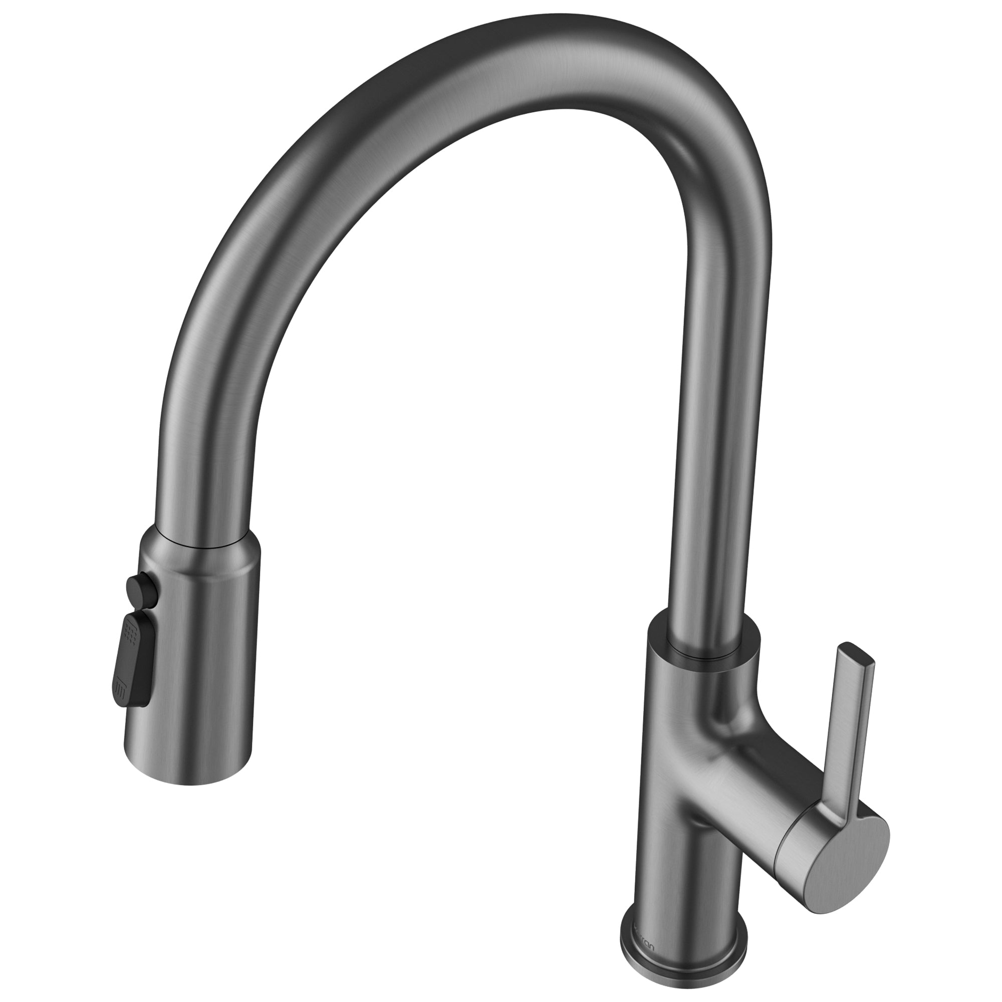 Karran Stalbridge 1.8 GPM Single Lever Lead-free Brass ADA Kitchen Faucet, Pull-Down, Spot-Free Gunmetal Grey, KKF720SFGG
