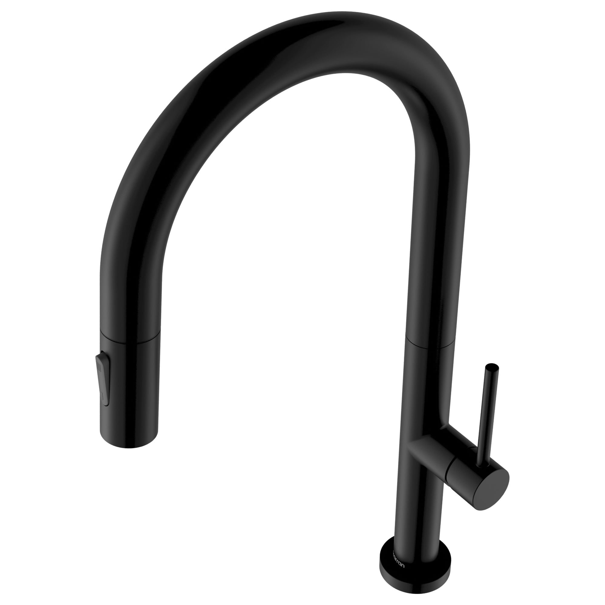 Karran Brynford 1.8 GPM Single Lever Lead-free Brass ADA Kitchen Faucet, Pull-Down, Matte Black, KKF730MB