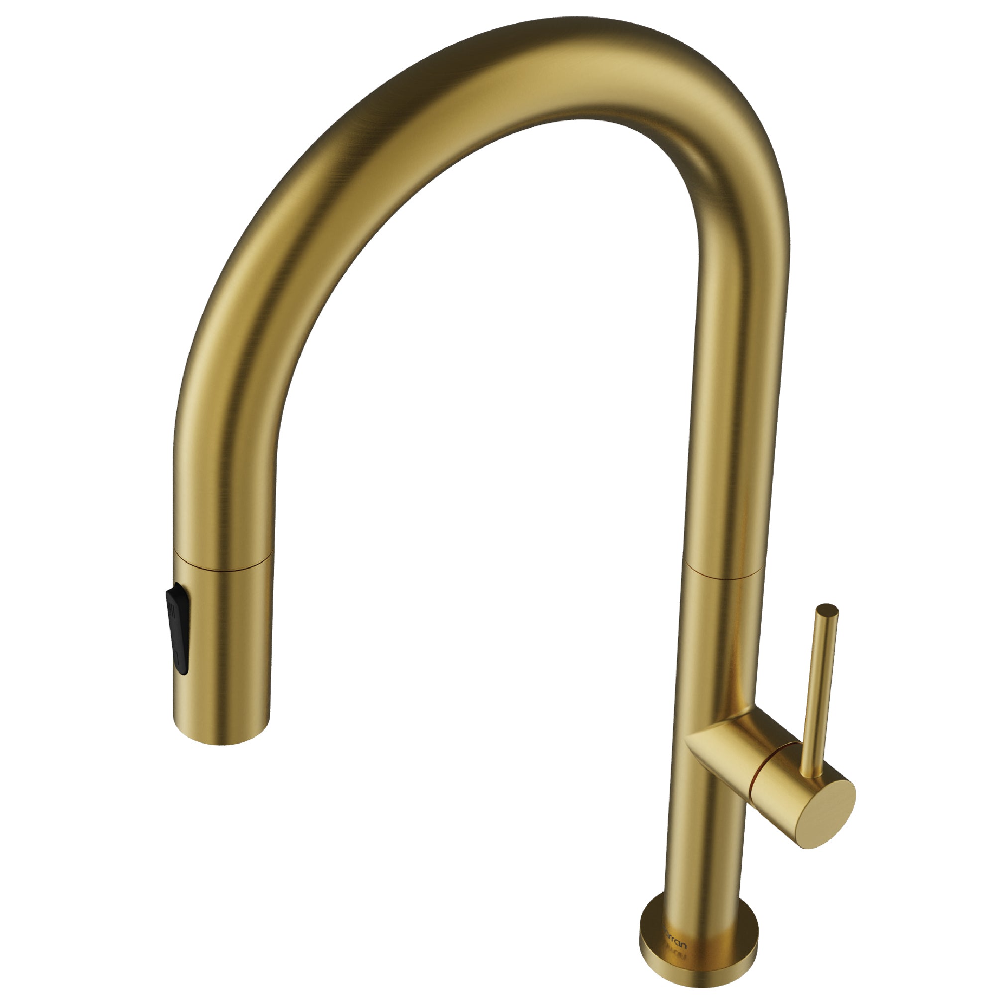 Karran Brynford 1.8 GPM Single Lever Lead-free Brass ADA Kitchen Faucet, Pull-Down, Spot-Free Brushed Gold, KKF730SFBG