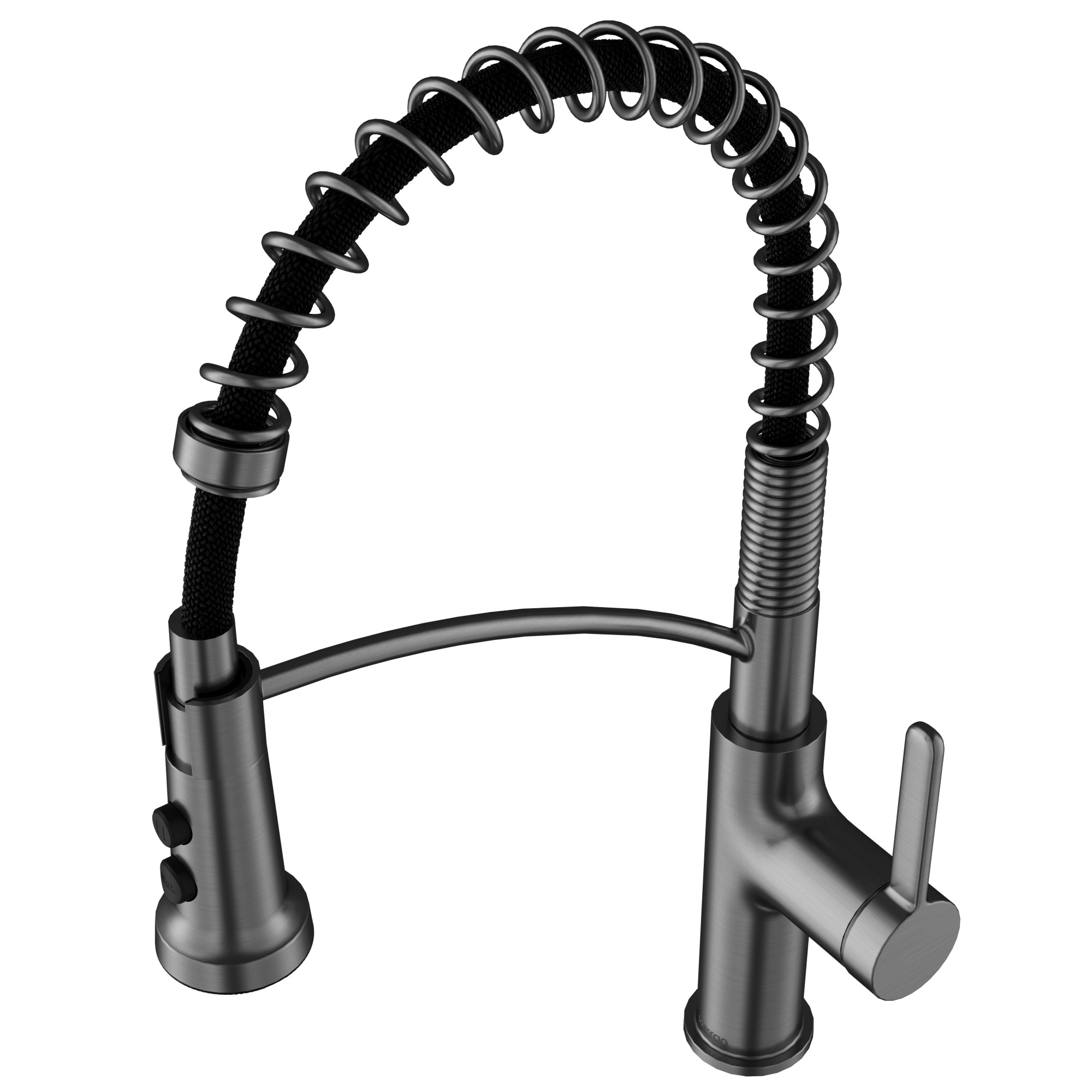Alternative View of Karran Scottsdale 1.8 GPM Single Lever Lead-free Brass ADA Kitchen Faucet, Pull-Down, Spot-Free Gunmetal Grey, KKF740SFGG