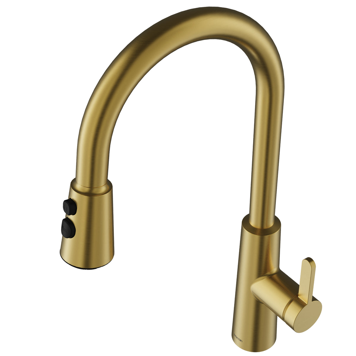 Alternative View of Karran Elmsworth 1.8 GPM Single Lever Lead-free Brass ADA Kitchen Faucet, Pull-Down, Spot-Free Brushed Gold, KKF760SFBG