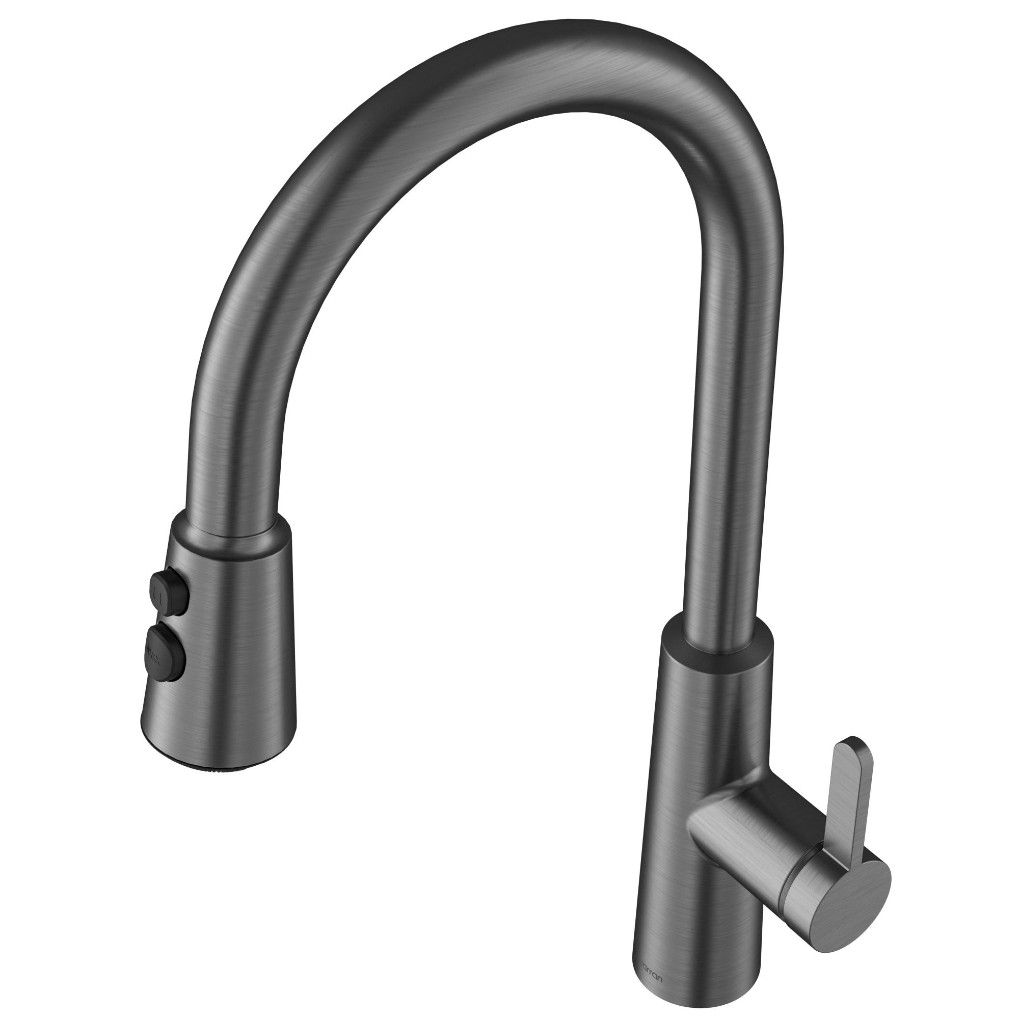 Karran Elmsworth 1.8 GPM Single Lever Lead-free Brass ADA Kitchen Faucet, Pull-Down, Spot-Free Gunmetal Grey, KKF760SFGG