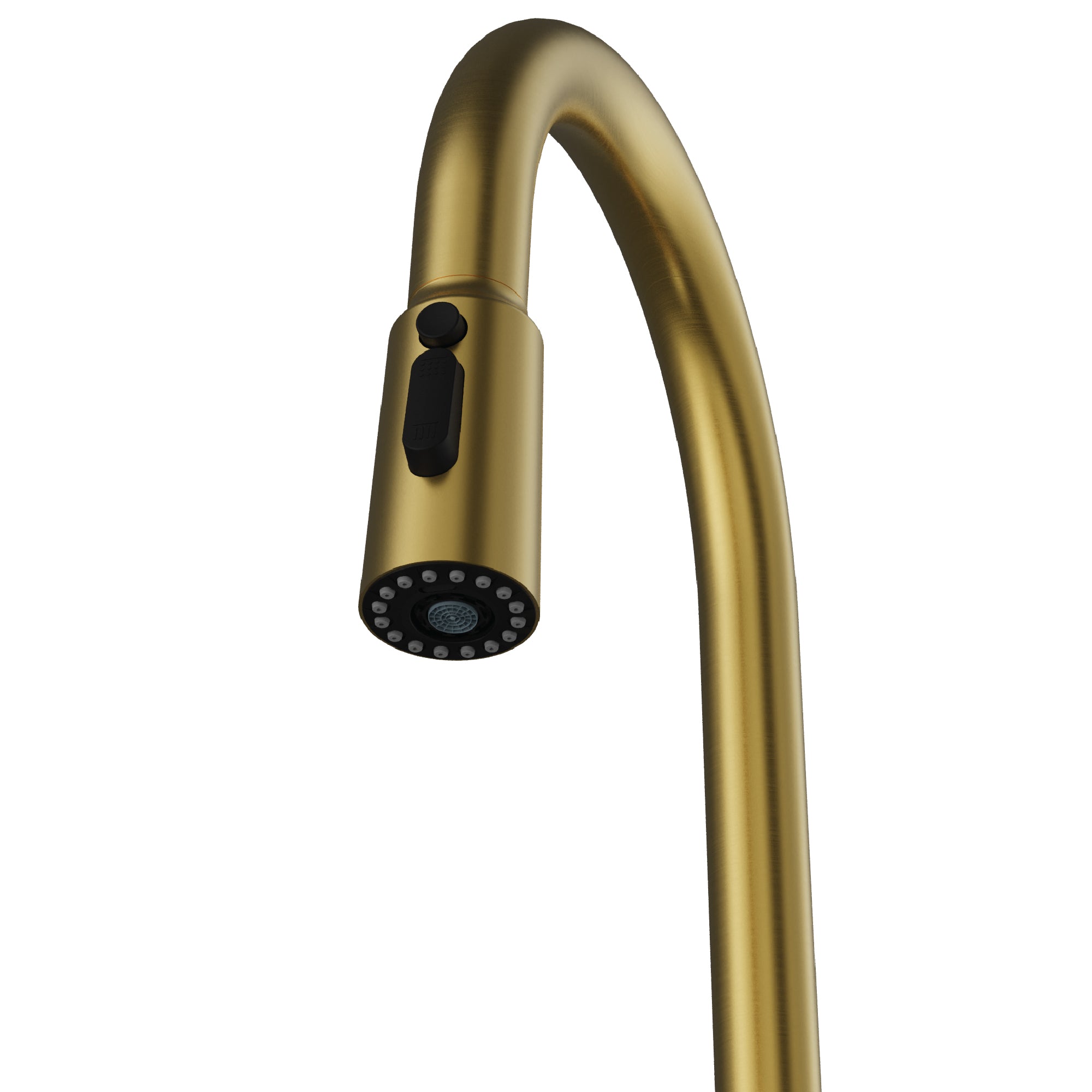 Karran Elmsworth 1.8 GPM Single Lever Lead-free Brass ADA Kitchen Faucet, Pull-Down, Spot-Free Brushed Gold, KKF760SFBG