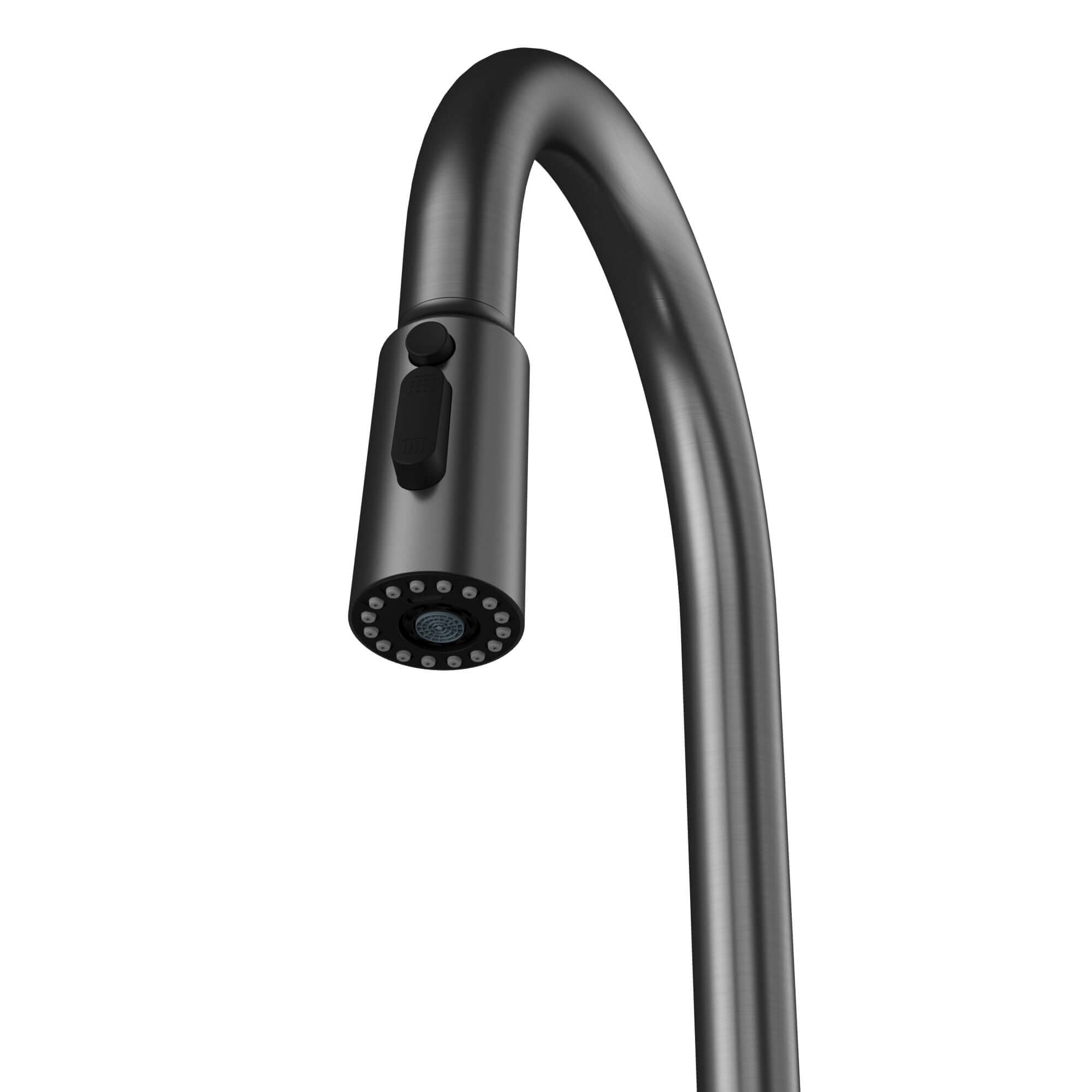 Alternative View of Karran Elmsworth 1.8 GPM Single Lever Lead-free Brass ADA Kitchen Faucet, Pull-Down, Spot-Free Gunmetal Grey, KKF760SFGG